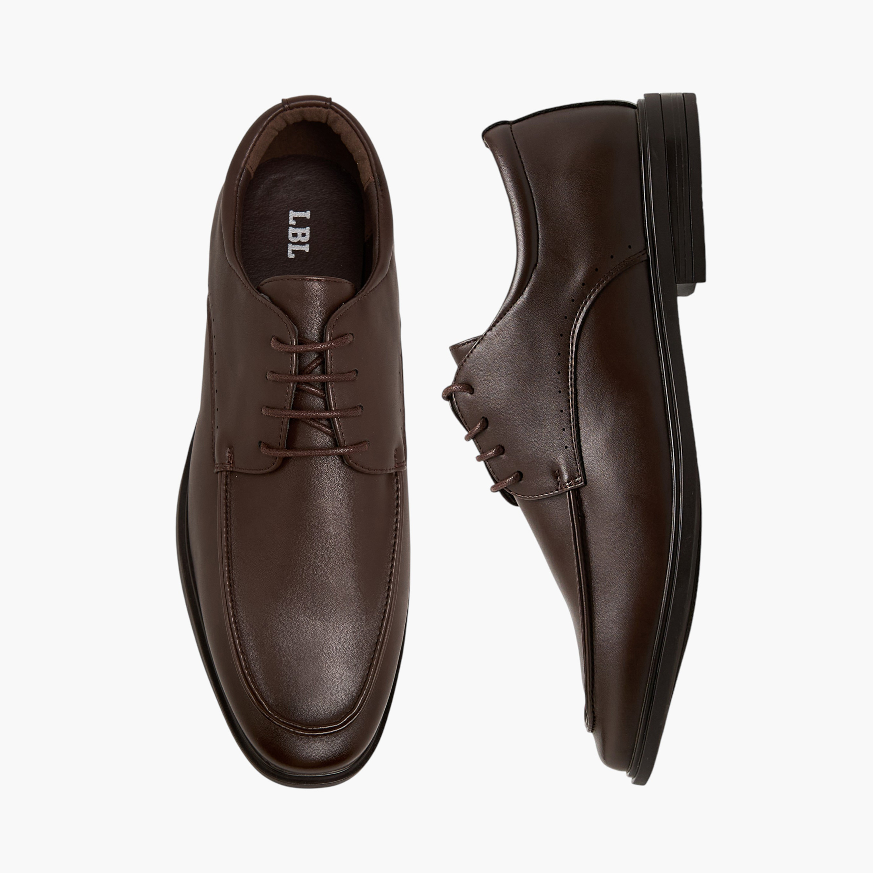 LBL by Shoexpress Men Lace-Up Derby Shoes-men-shoes-formalshoes-image-1