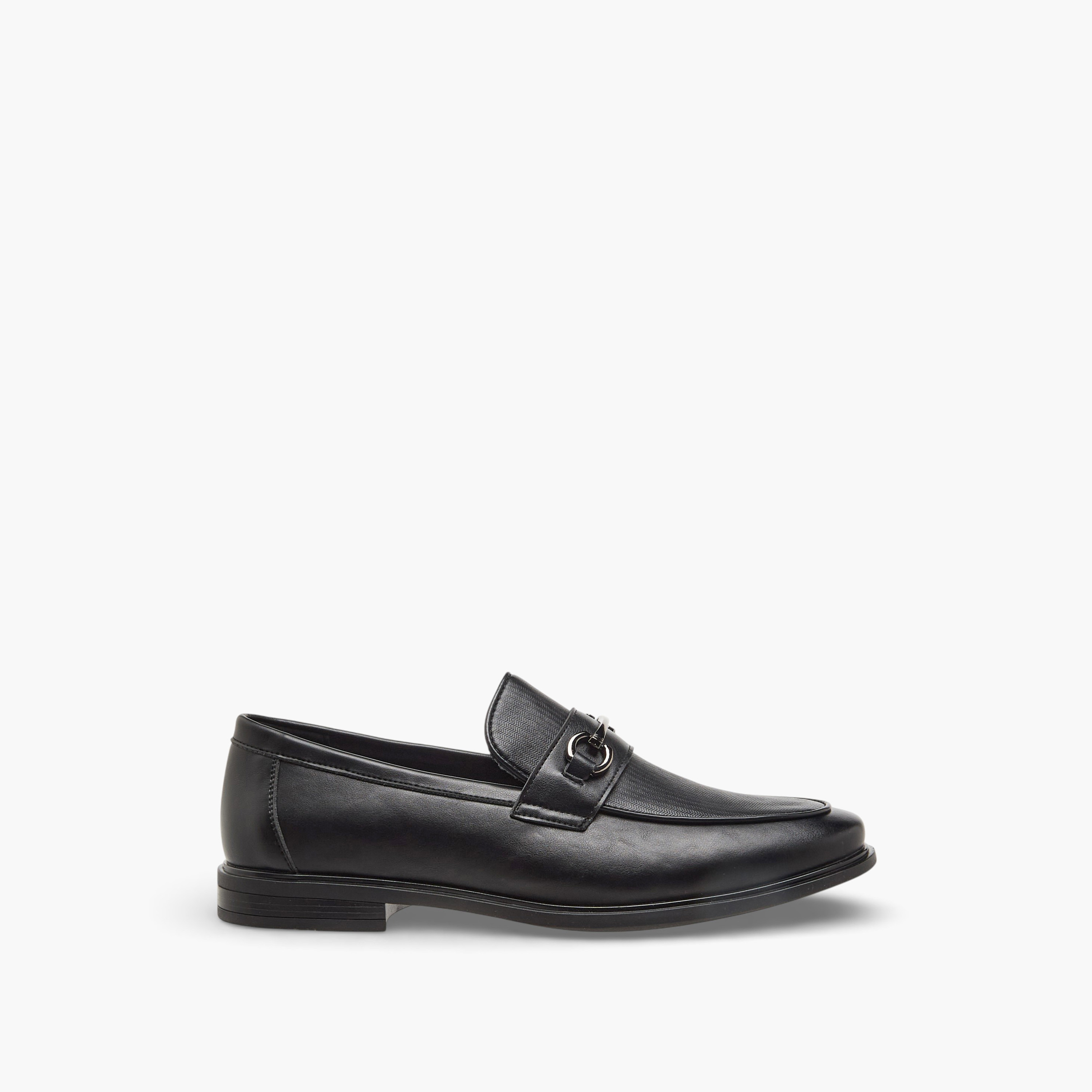 LBL by Shoexpress Men Textured Slip-On Loafers-men-shoes-loafersandmoccasins-image-3