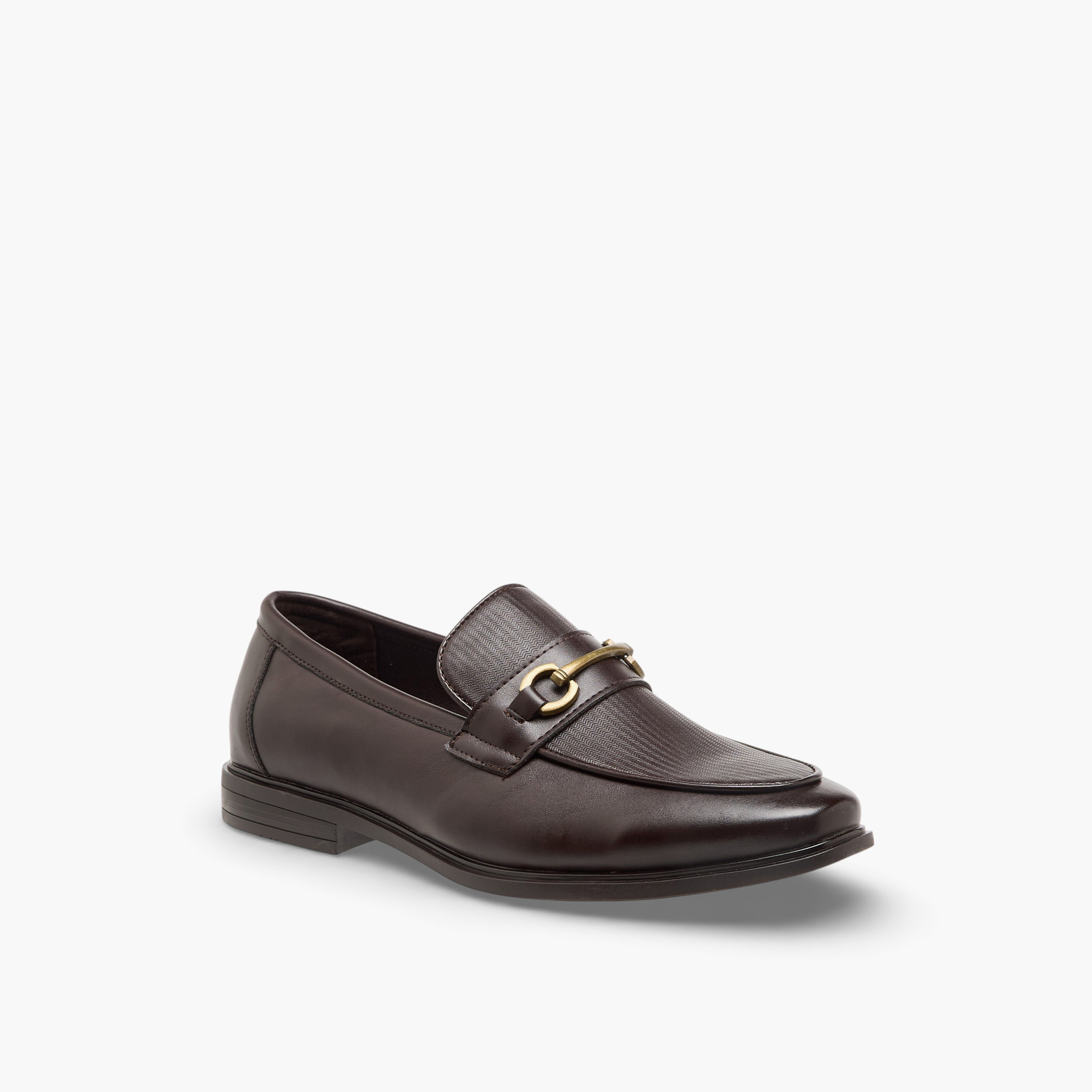 LBL by Shoexpress Men Textured Slip-On Loafers-men-shoes-loafersandmoccasins-image-2