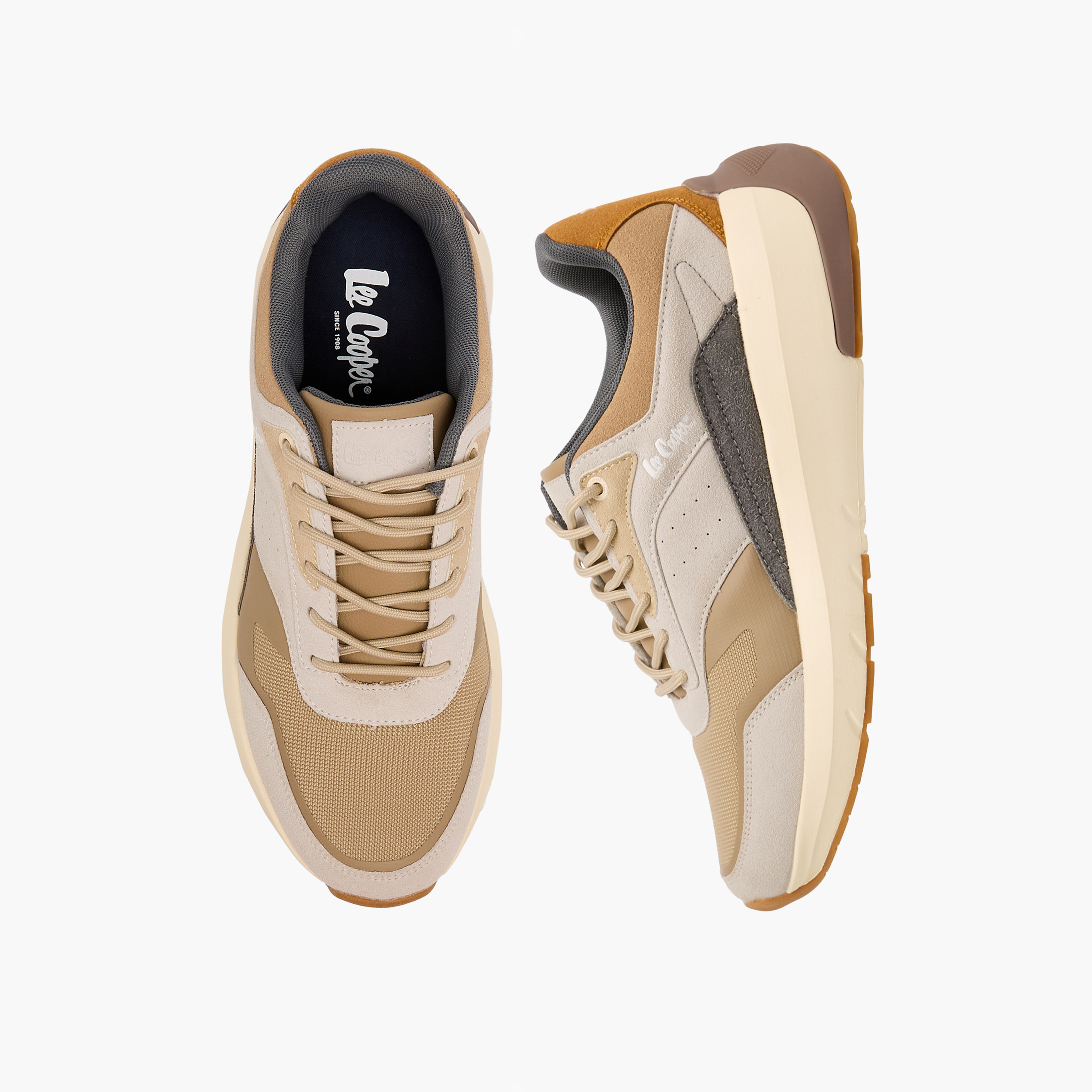 Lee Cooper Men Ortholite Lace-Up Sneakers-men-shoes-sneakers-image-1