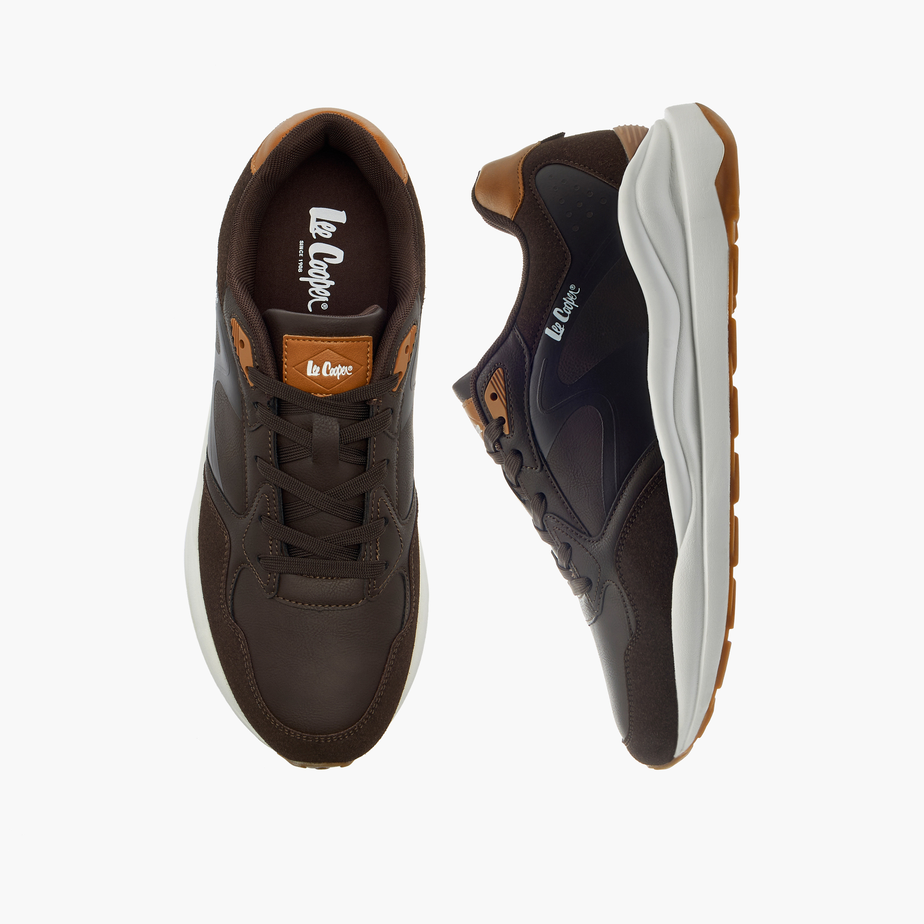 حذاء سنيكرز رجالي برباط بطول الكاحل بتقنية أورثولايت من لي كوبر-men-shoes-sneakers-image-1
