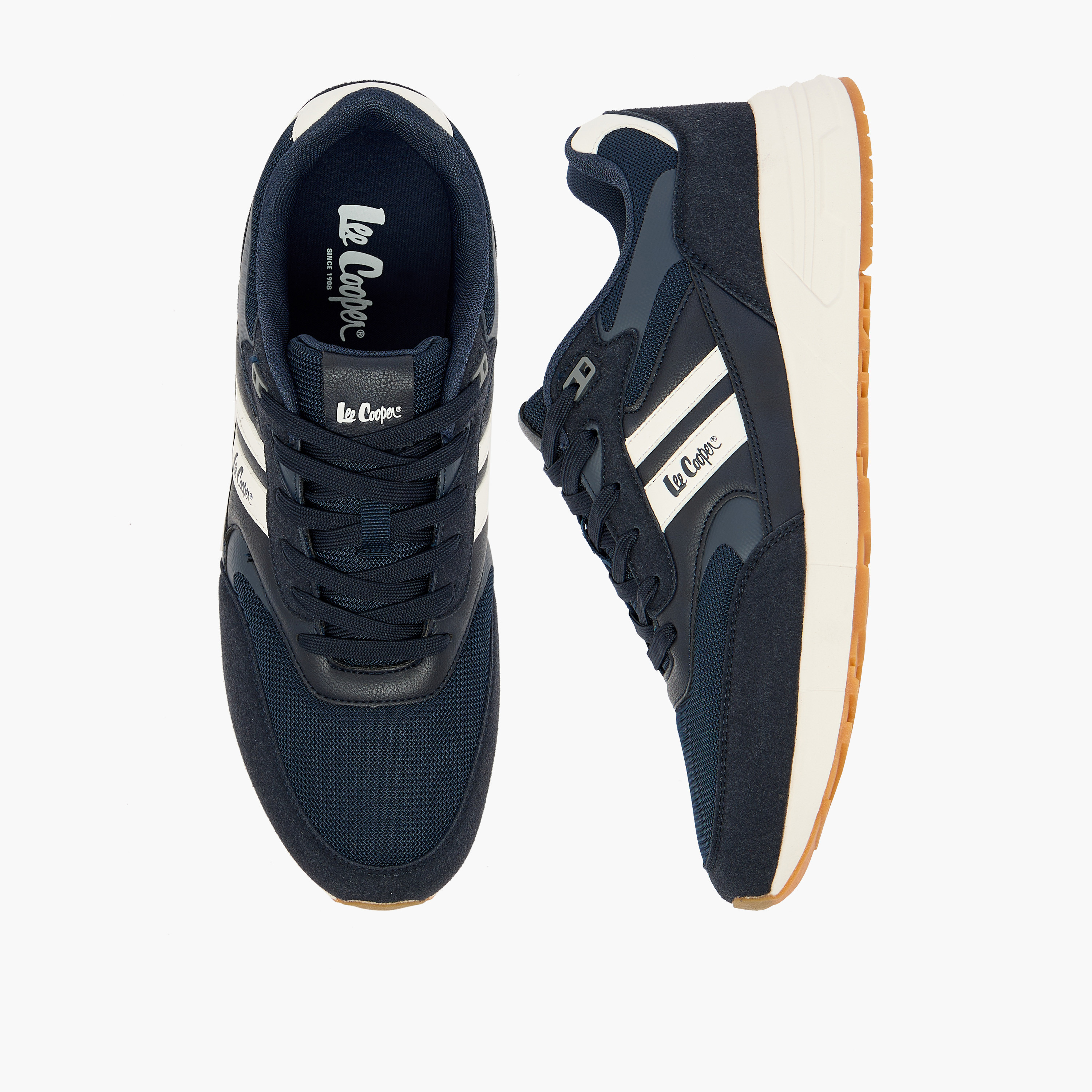 Lee Cooper Men Lace-Up Ankle Sneakers-men-shoes-sneakers-image-1