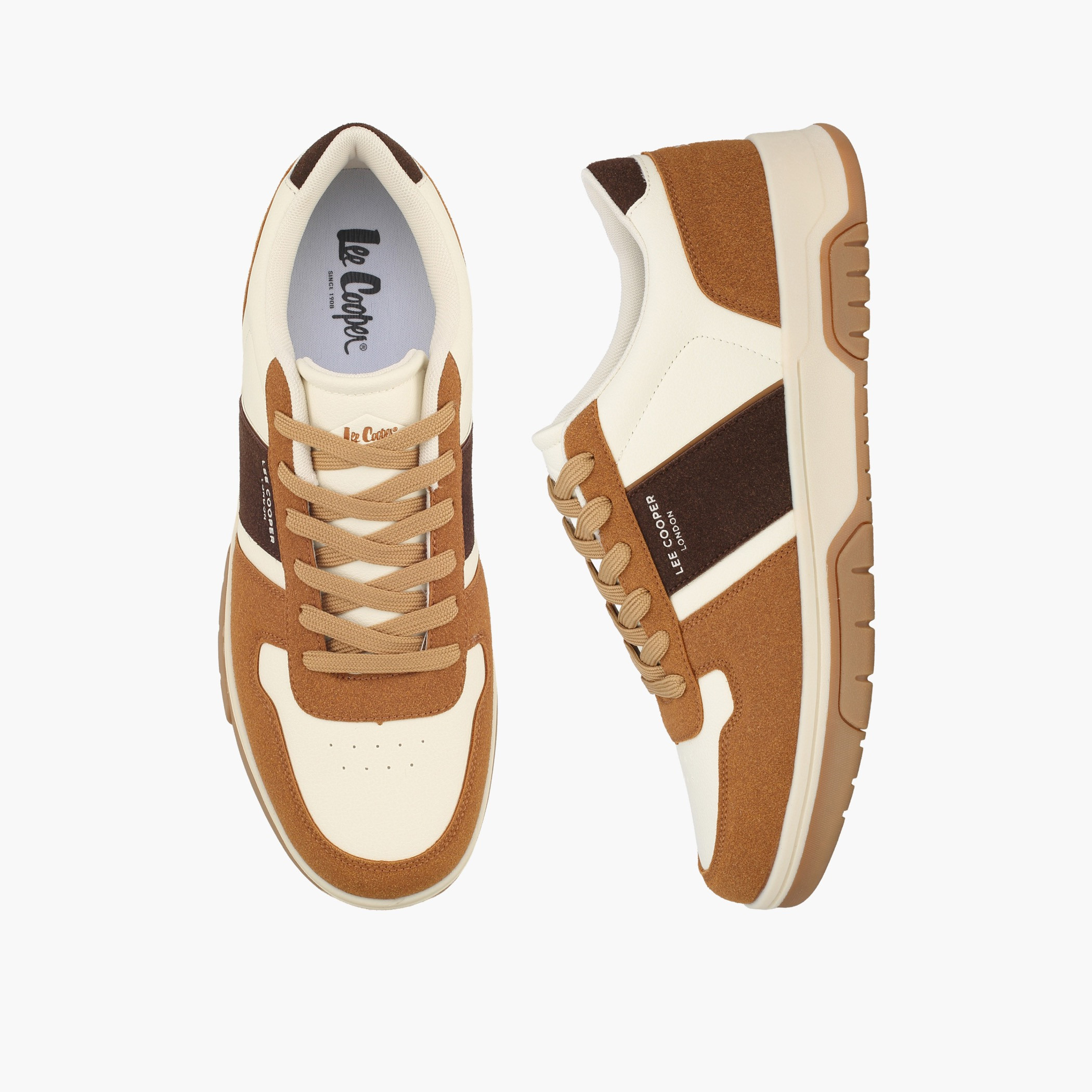 حذاء سنيكرز بطول الكاحل ورباط إغلاق للرجال من لي كوبر-men-shoes-sneakers-image-1