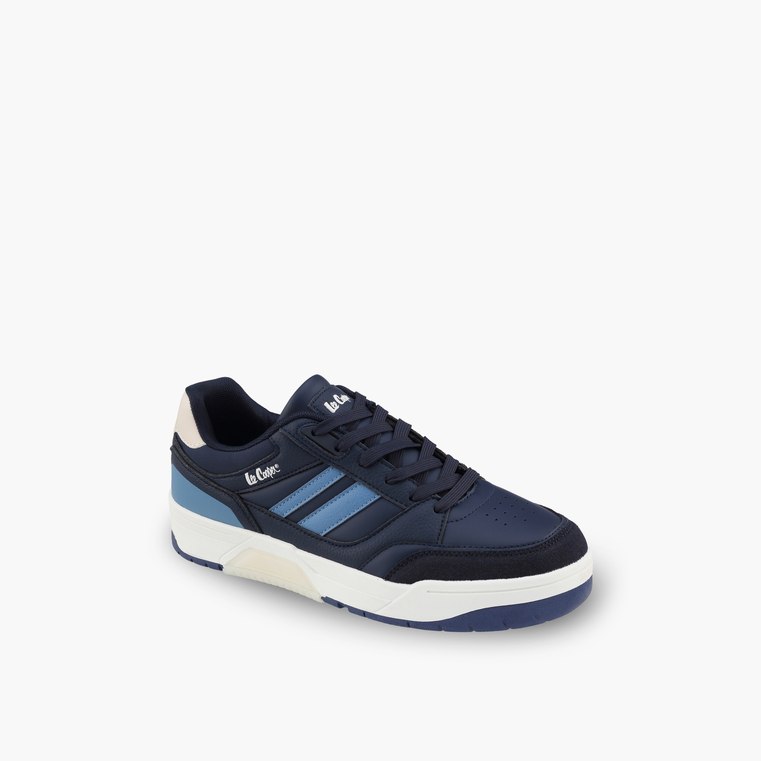 Lee Cooper Men Striped Lace-Up Ankle Sneakers-men-shoes-sneakers-image-2
