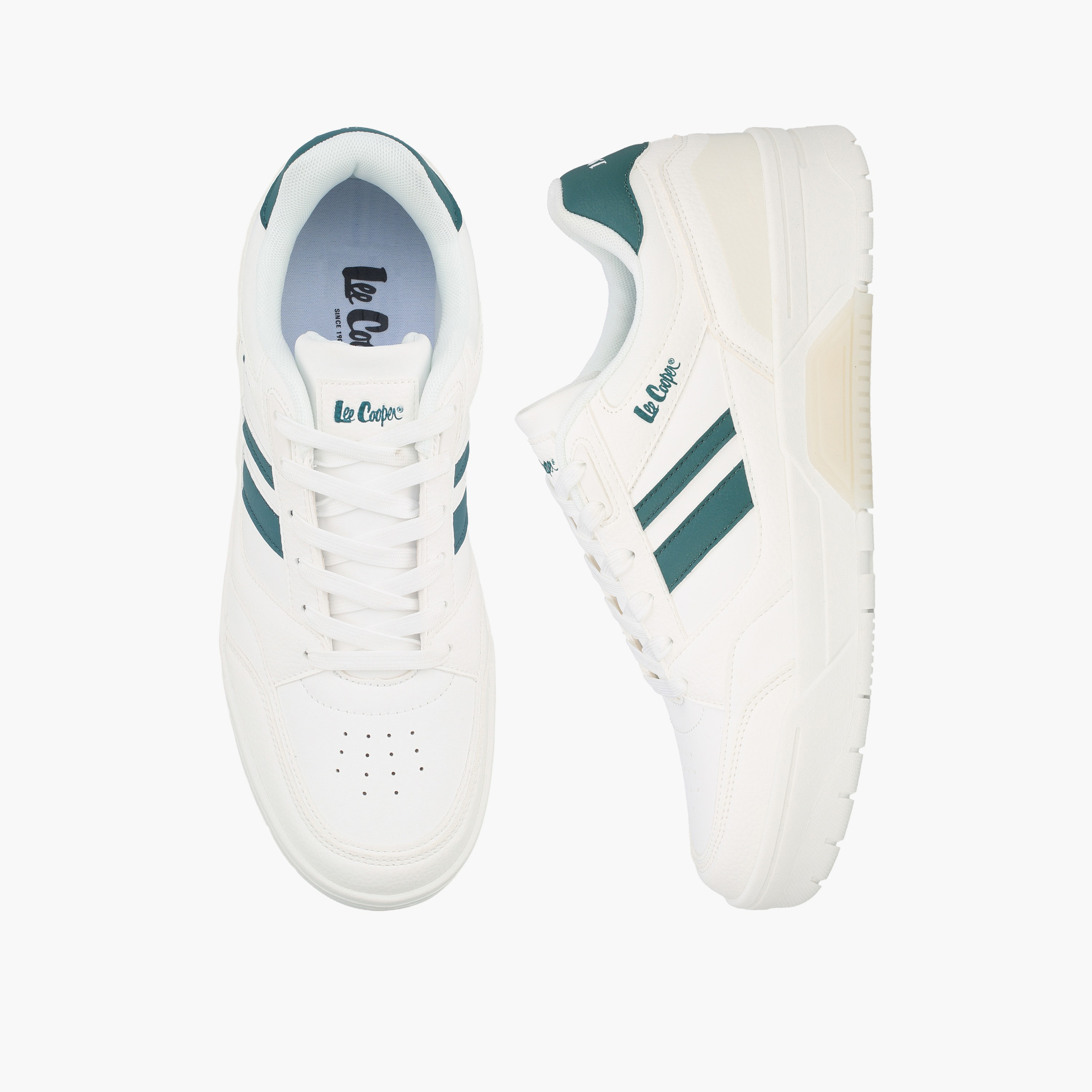 Lee Cooper Men Striped Lace-Up Ankle Sneakers-men-shoes-sneakers-image-1
