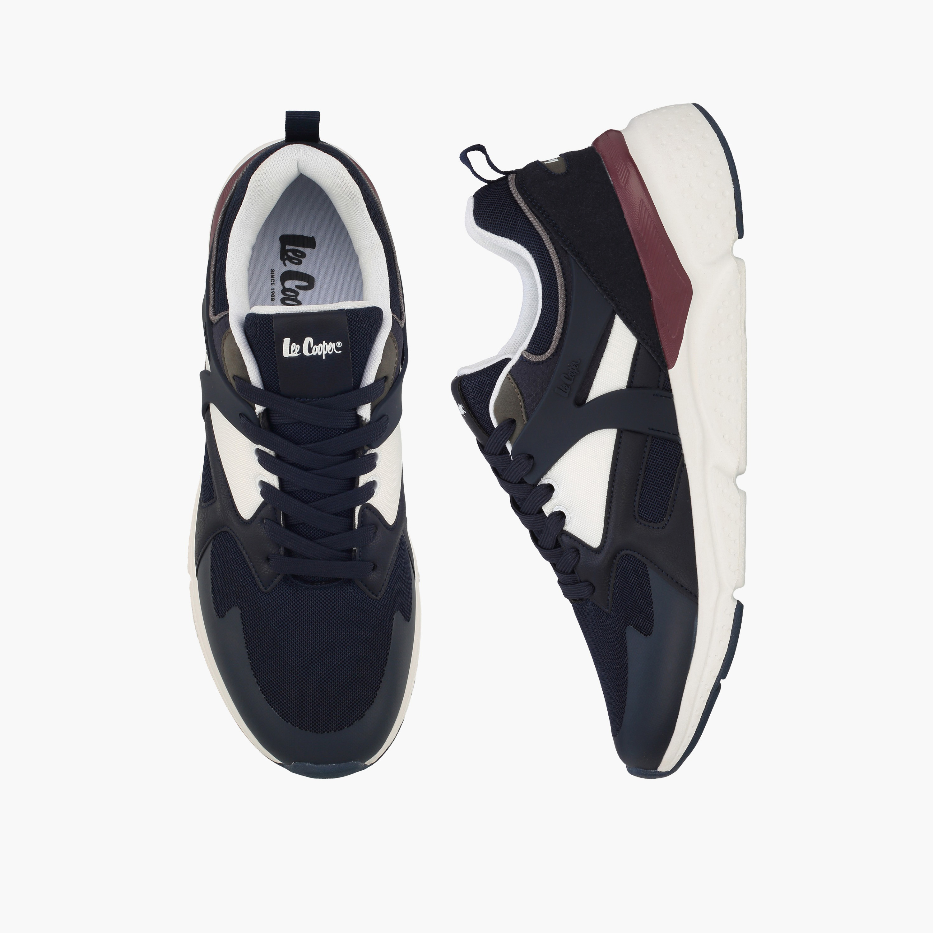 Lee Cooper Men Lace-Up Ankle Sneakers-men-shoes-sneakers-image-1