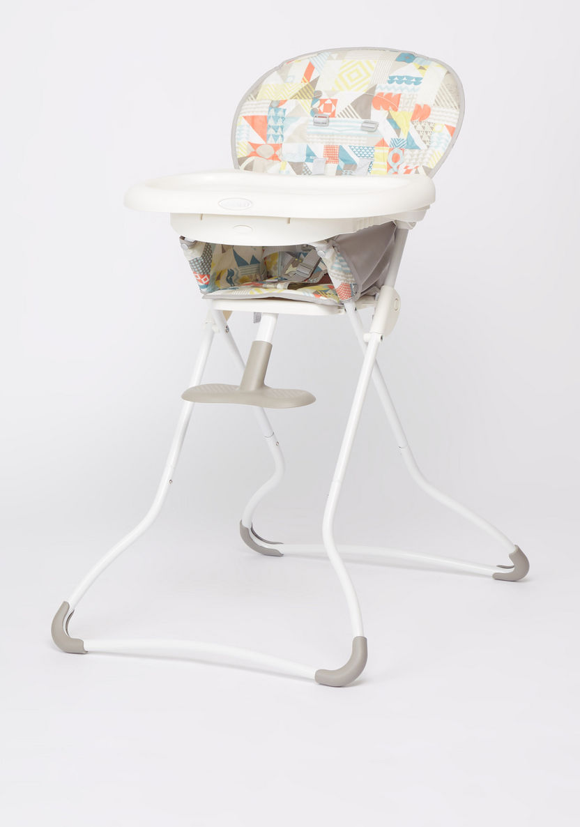 Graco Printed Snack N Stow Highchair-High Chairs and Boosters-image-0