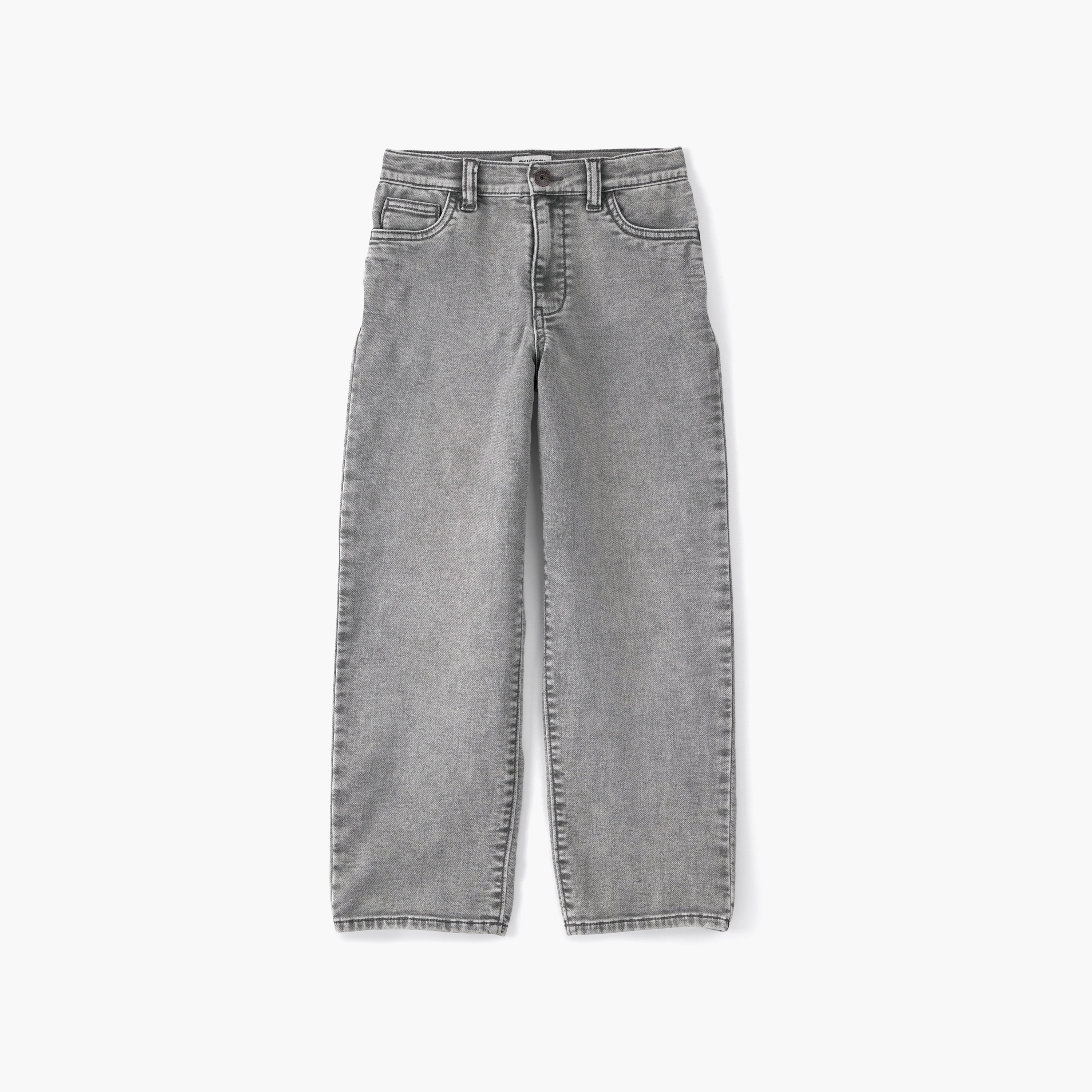 بنطال جينز سادة بقصة مستقيمة من أوشكوش-boys-clothing-bottoms-jeans-image-1