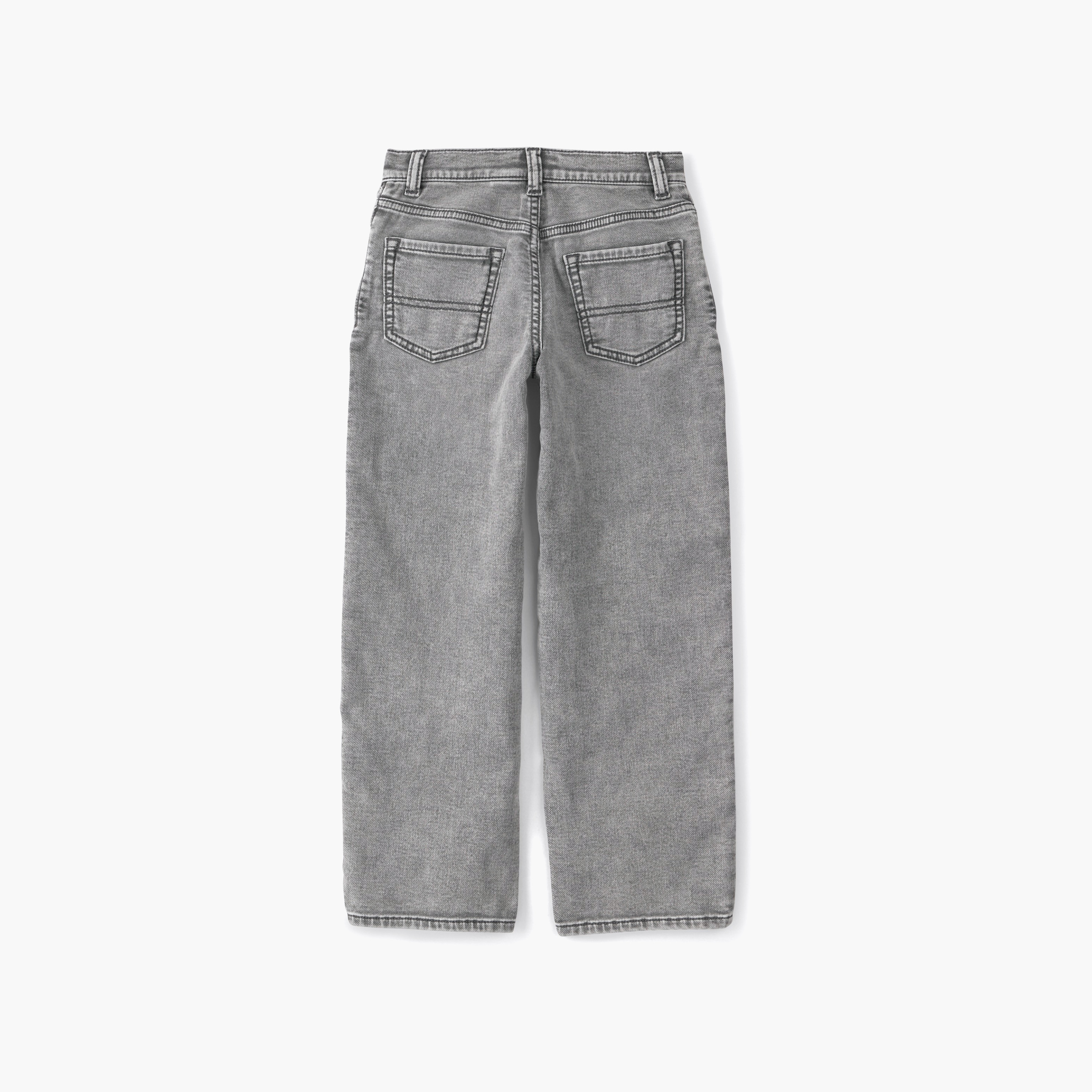 Oshkosh Solid Straight Fit Jeans-boys-clothing-bottoms-jeans-image-2