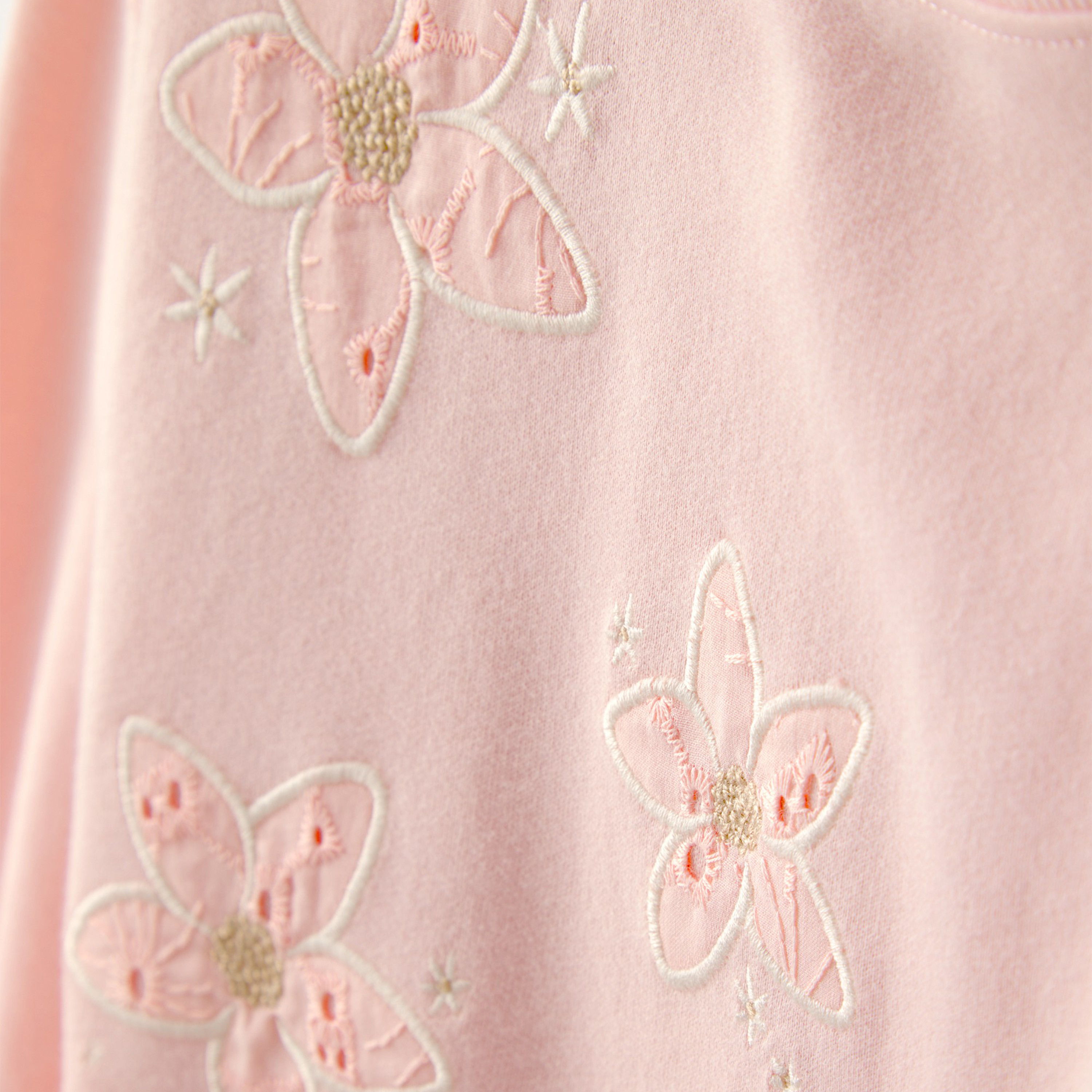 Carter's Flower Embroidered Long Sleeves Pullover Sweatshirt-girls-clothing-sweatshirts-image-3