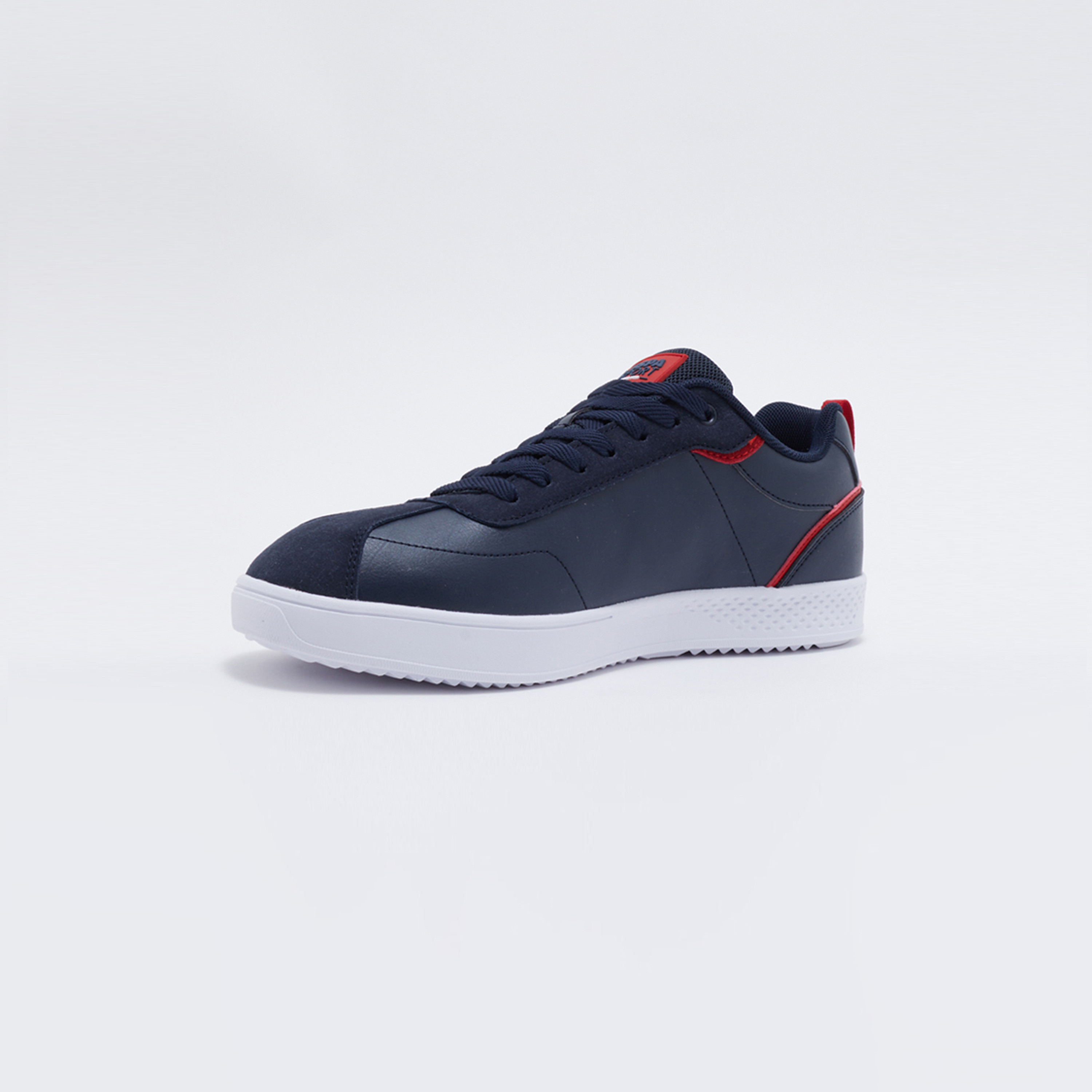 يو اس. بولو أسن حذاء رياضي منخفض بأربطة للرجال ابيض 3W BASEL 3PR WHITE | OE-men-shoes-sneakers-image-6