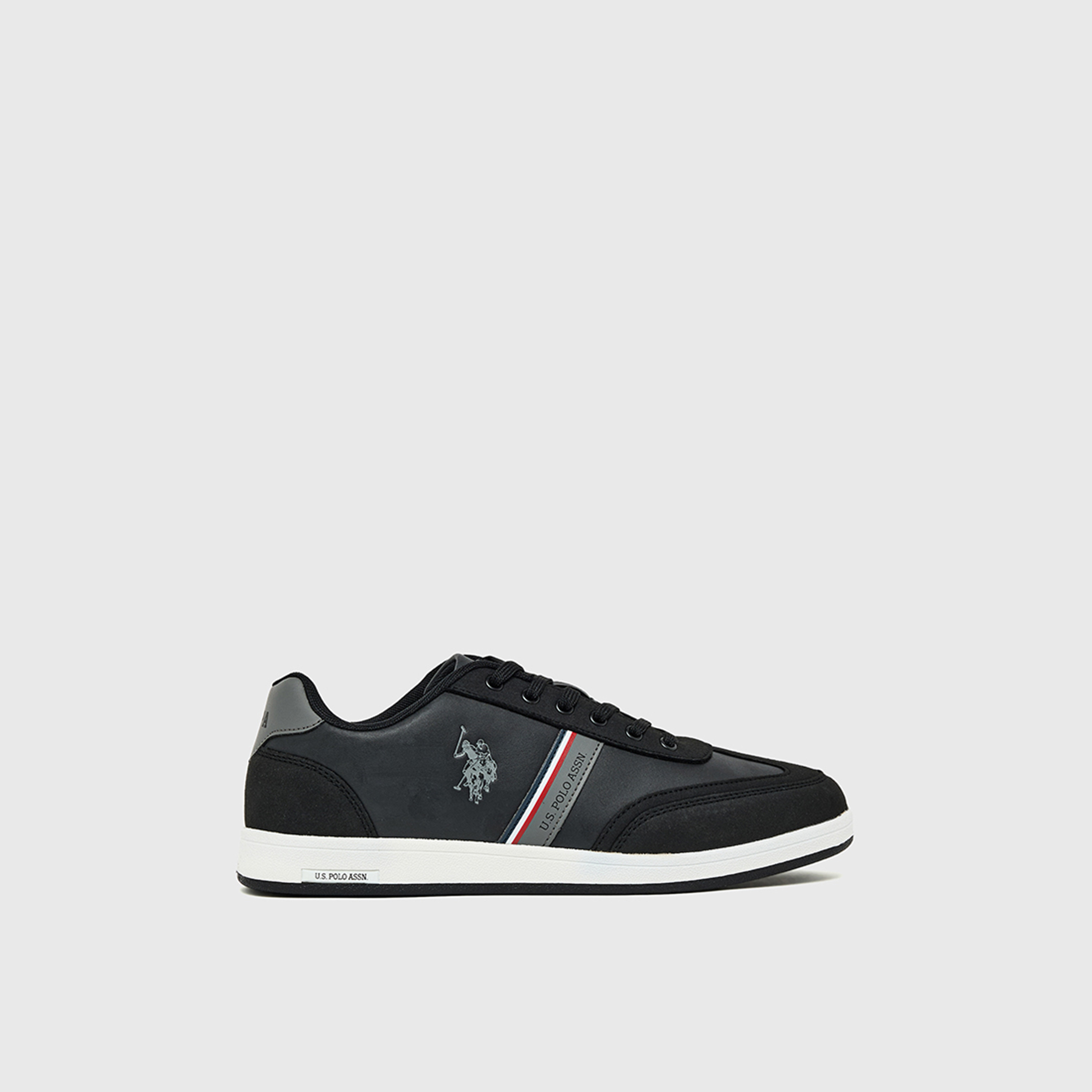 Us Polo Men's Lace-Up Low Ankle Sneakers | 3W-KARES-WT-3PRM-men-shoes-sneakers-image-1