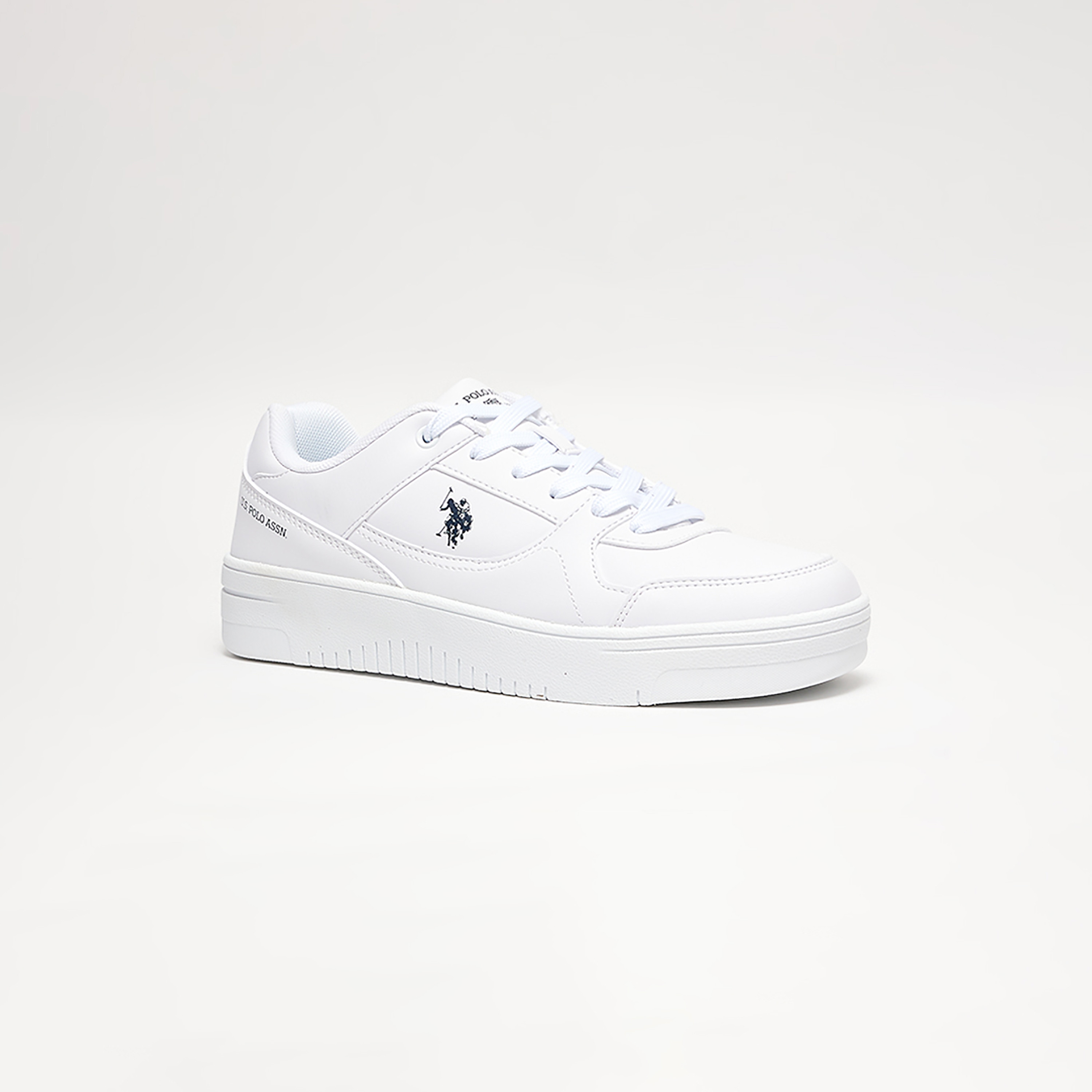 U.S. Polo Assn Women's Low Top Lace-Up Sneakers 3W LEE WMNAAZ 3PR WHITE-women-shoes-sneakers-image-1