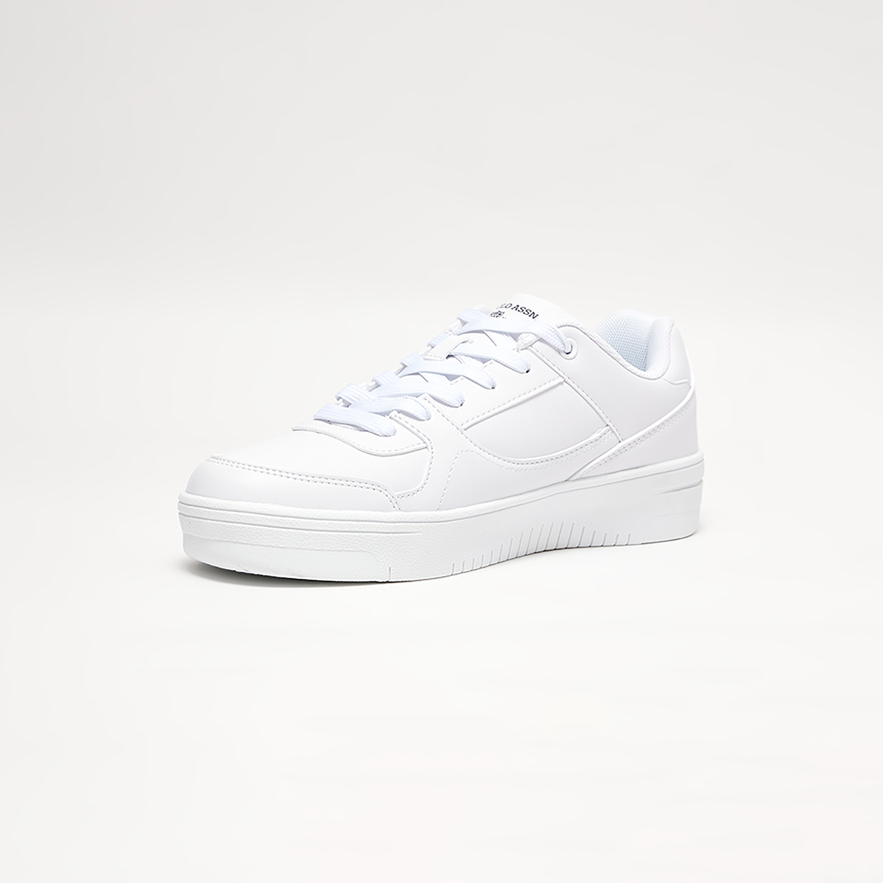 يو اس بولو أسن حذاء رياضي منخفض بأربطة للنساء ابيض 3W LEE WMNAAZ 3PR WHITE | OE-women-shoes-sneakers-image-3