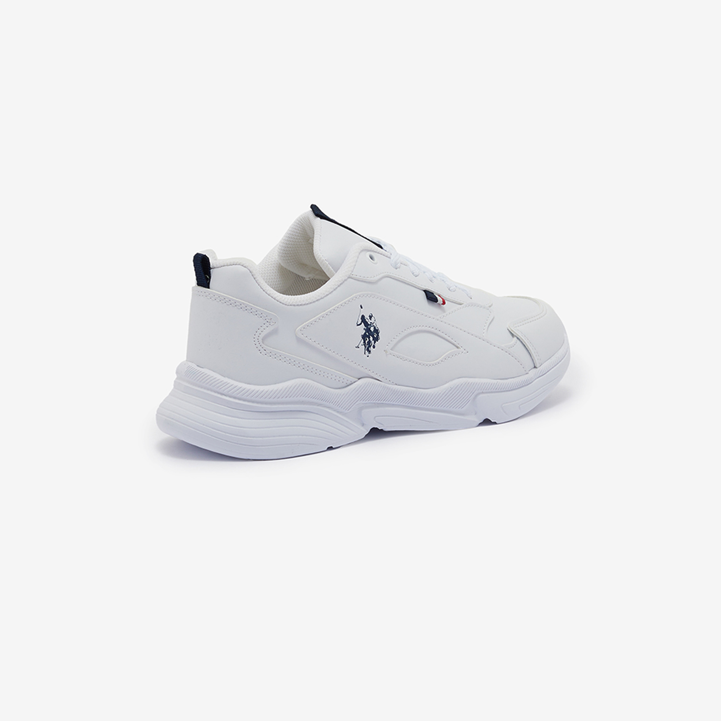 يو اس بولو أسن حذاء رياضي منخفض بأربطة للنساء ابيض 3W LEMON 3PR WHITE | OE-women-shoes-sneakers-image-3