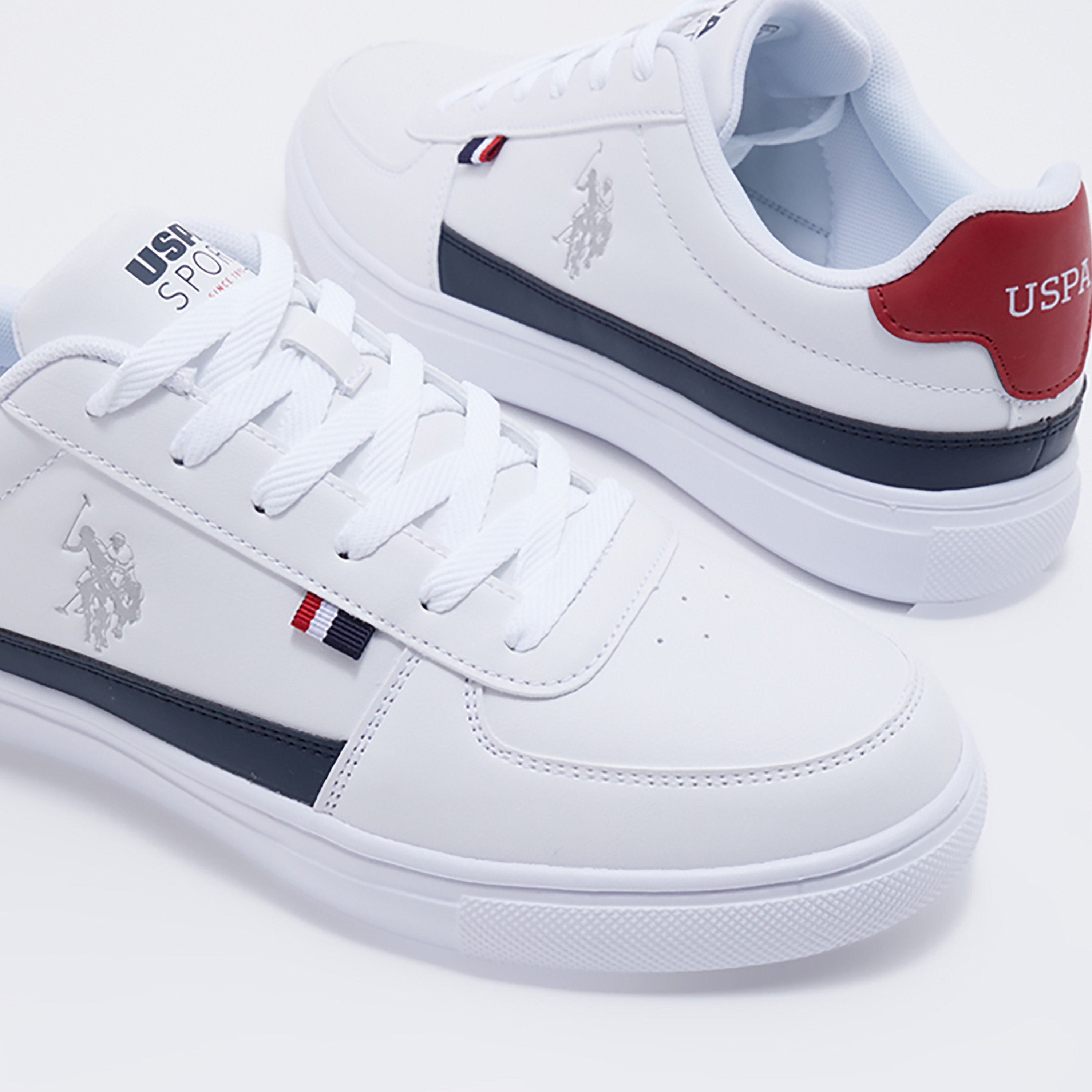 U.S. Polo Assn Men's Low Top Lace-Up Sneakers 3W NEDVED 3PR WHITE-men-shoes-sneakers-image-4