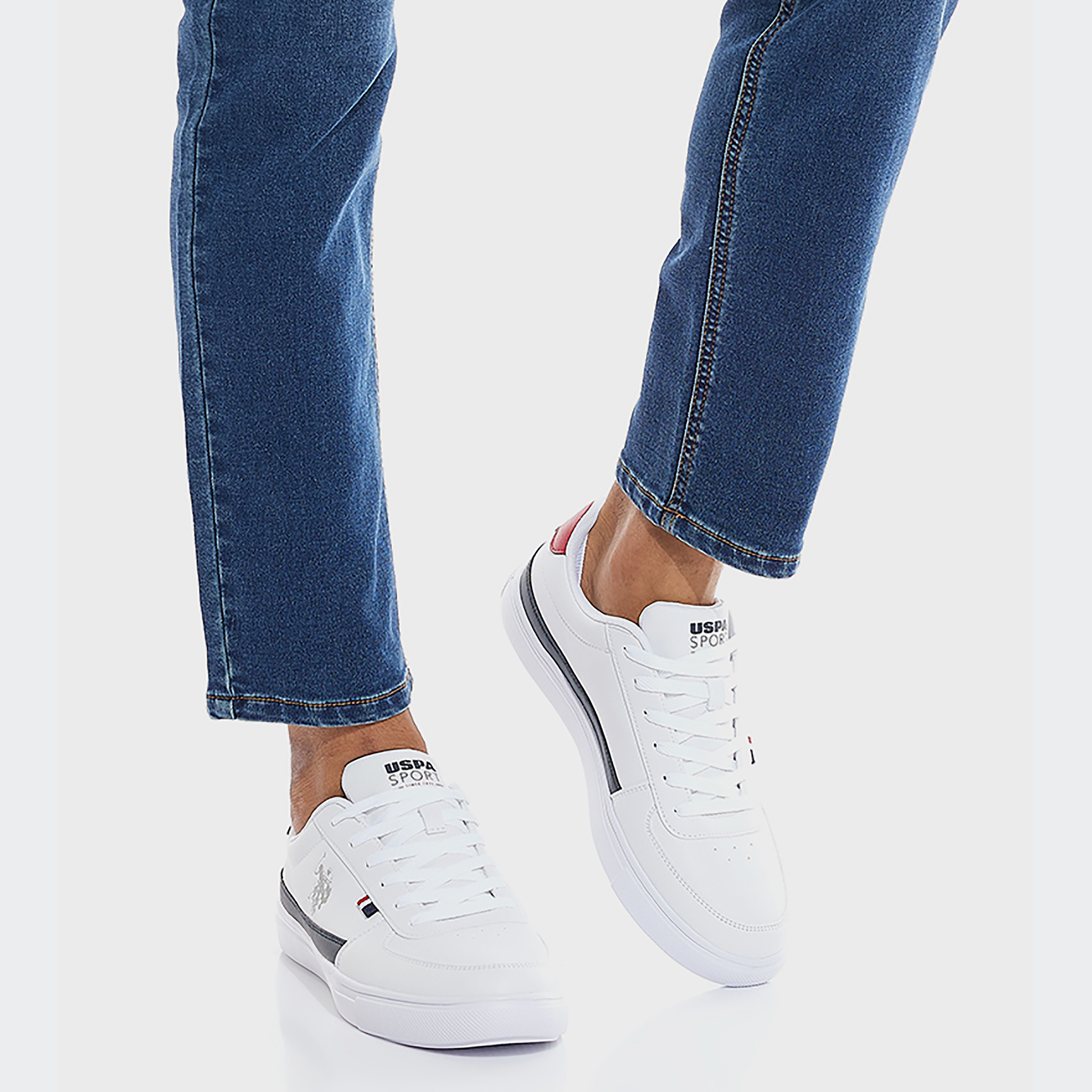 U.S. Polo Assn Men's Low Top Lace-Up Sneakers 3W NEDVED 3PR WHITE-men-shoes-sneakers-image-5