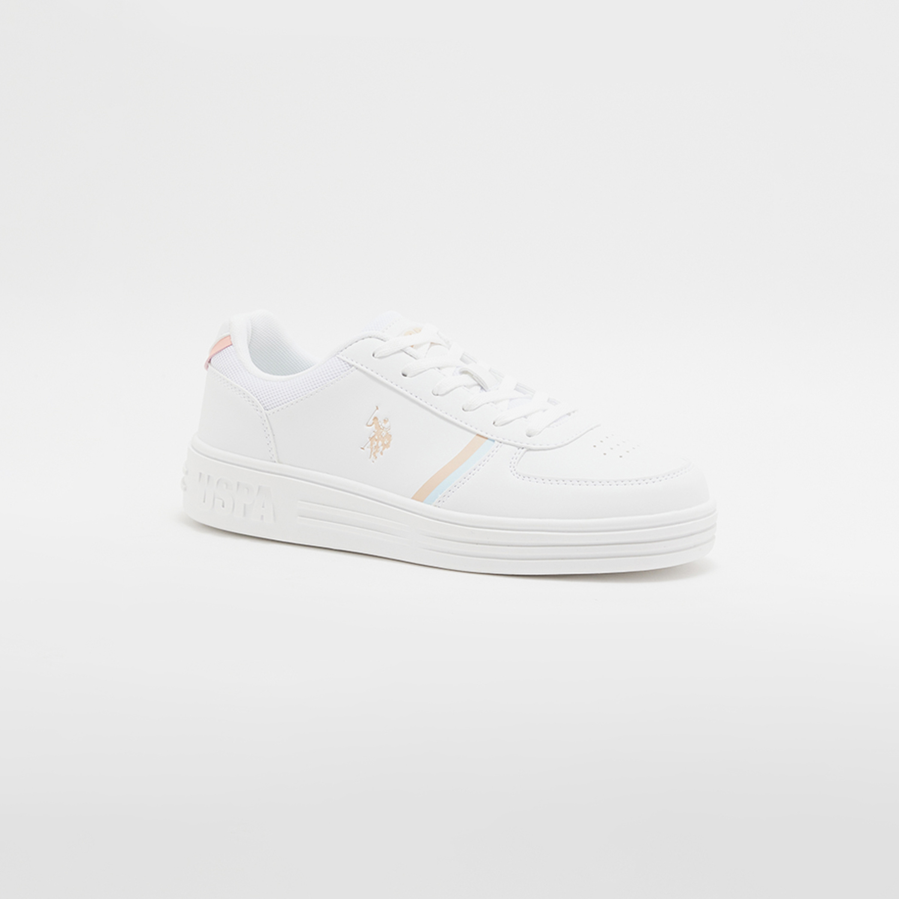 U.S. Polo Assn. Women's Low Top Lace-Up Sneakers | 3WDREW3PR-women-shoes-sneakers-image-1
