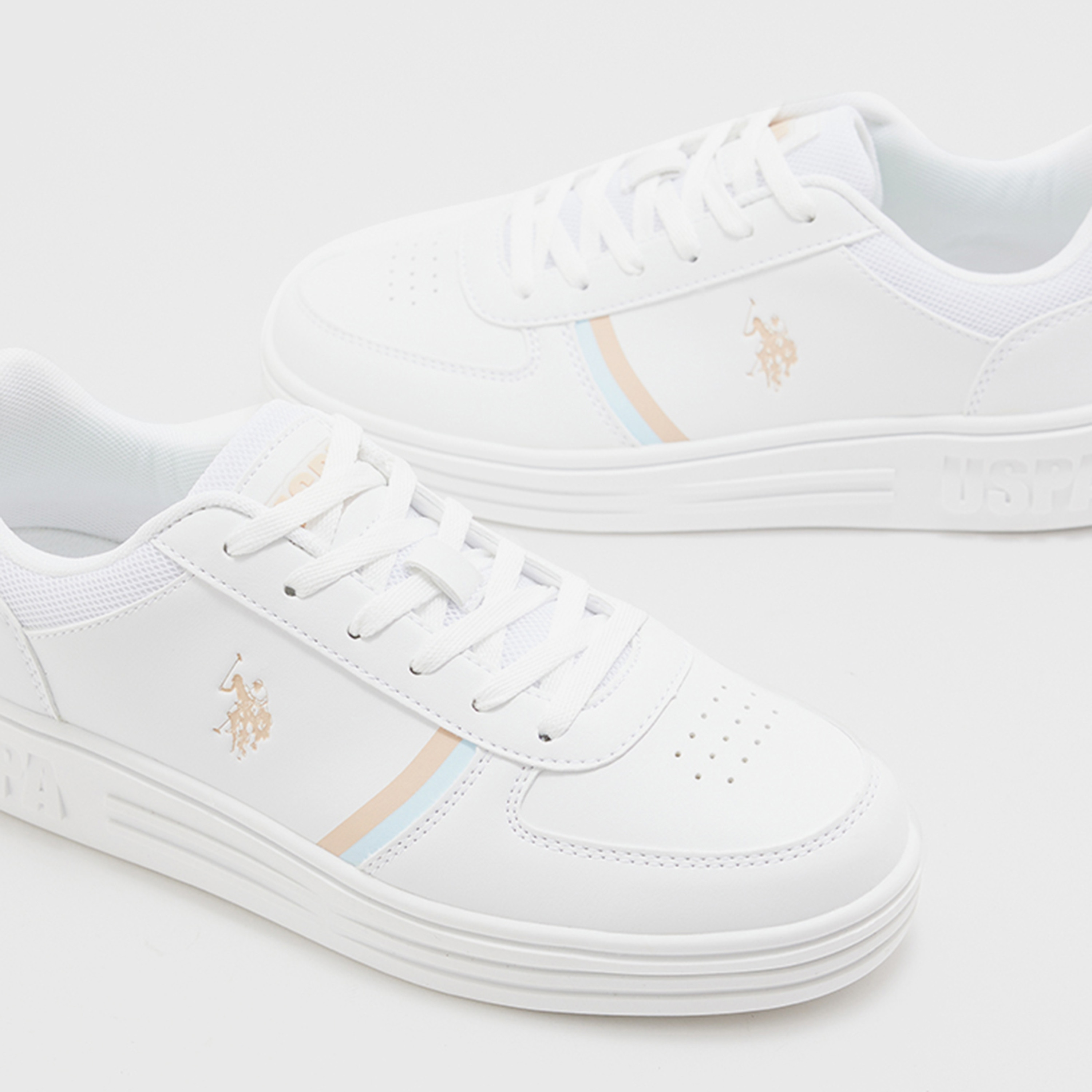 U.S. Polo Assn. Women's Low Top Lace-Up Sneakers | 3WDREW3PR-women-shoes-sneakers-image-4