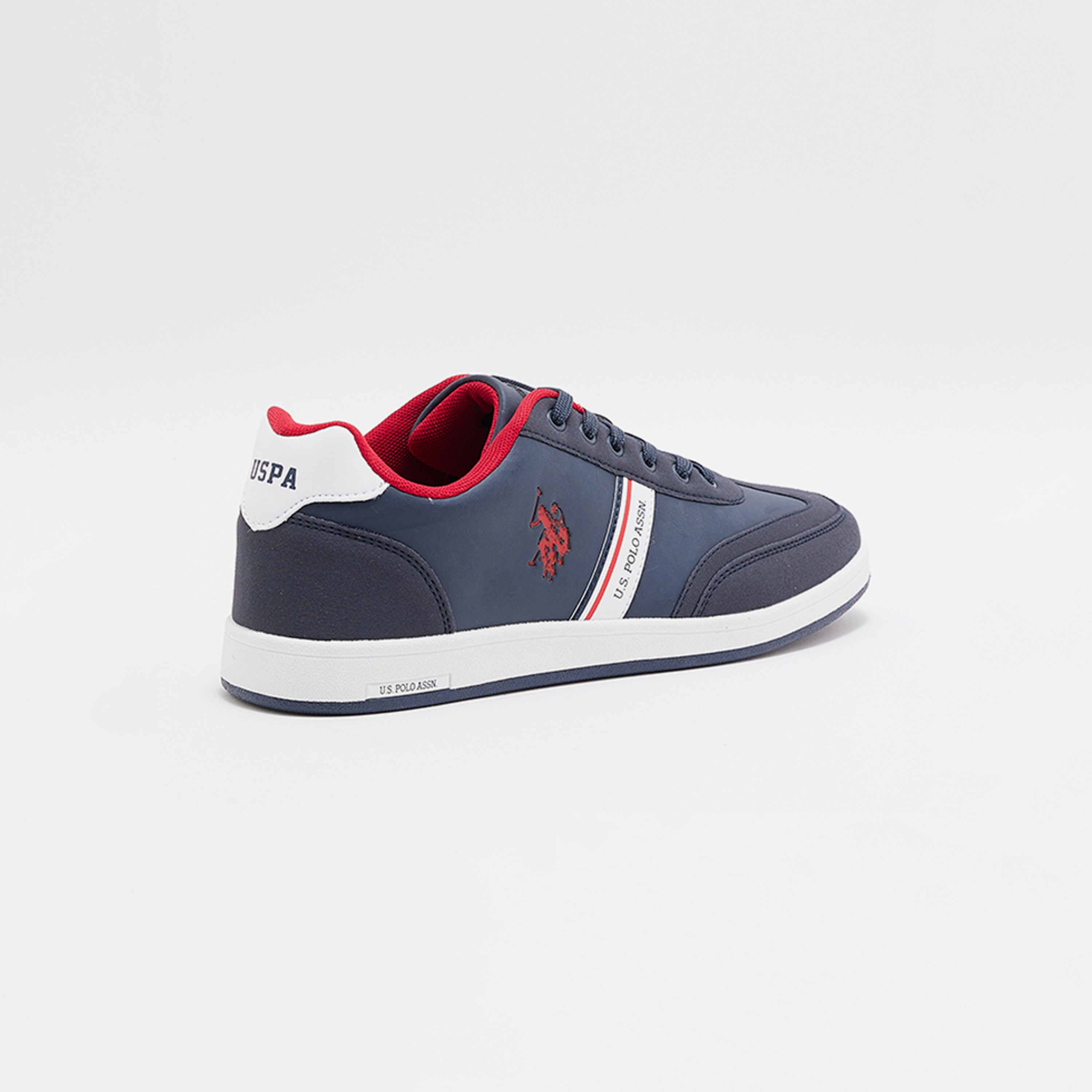 يو اس بولو اسن. حذاء رياضي رجالي برباط علوي منخفض | 3WKARESWT3PRM-men-shoes-sneakers-image-2