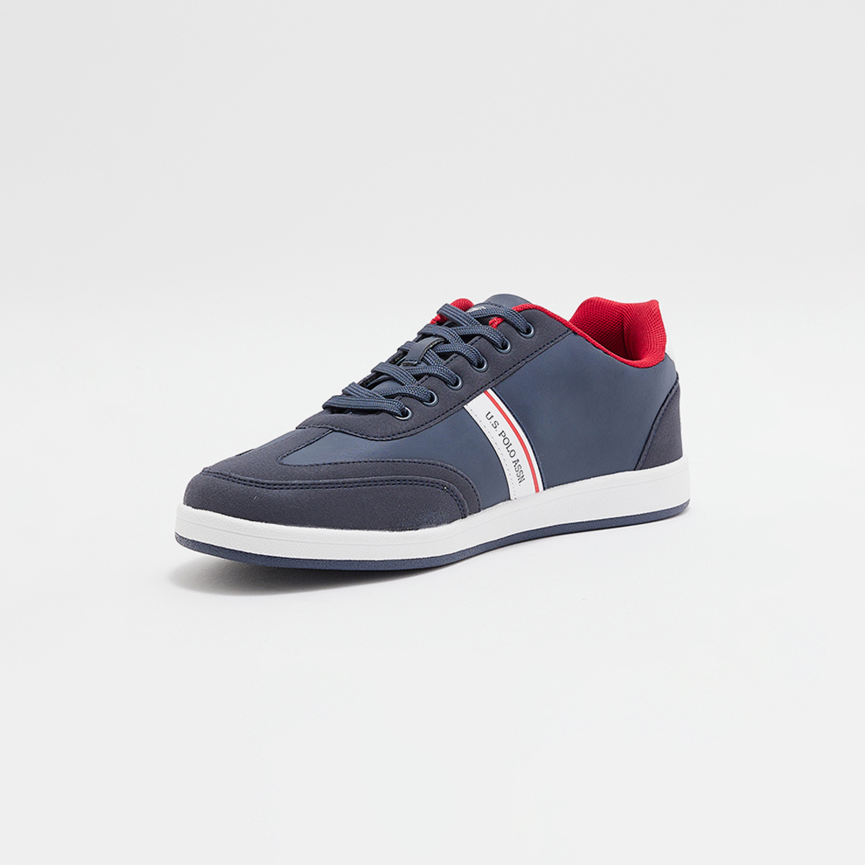 يو اس بولو اسن. حذاء رياضي رجالي برباط علوي منخفض | 3WKARESWT3PRM-men-shoes-sneakers-image-3