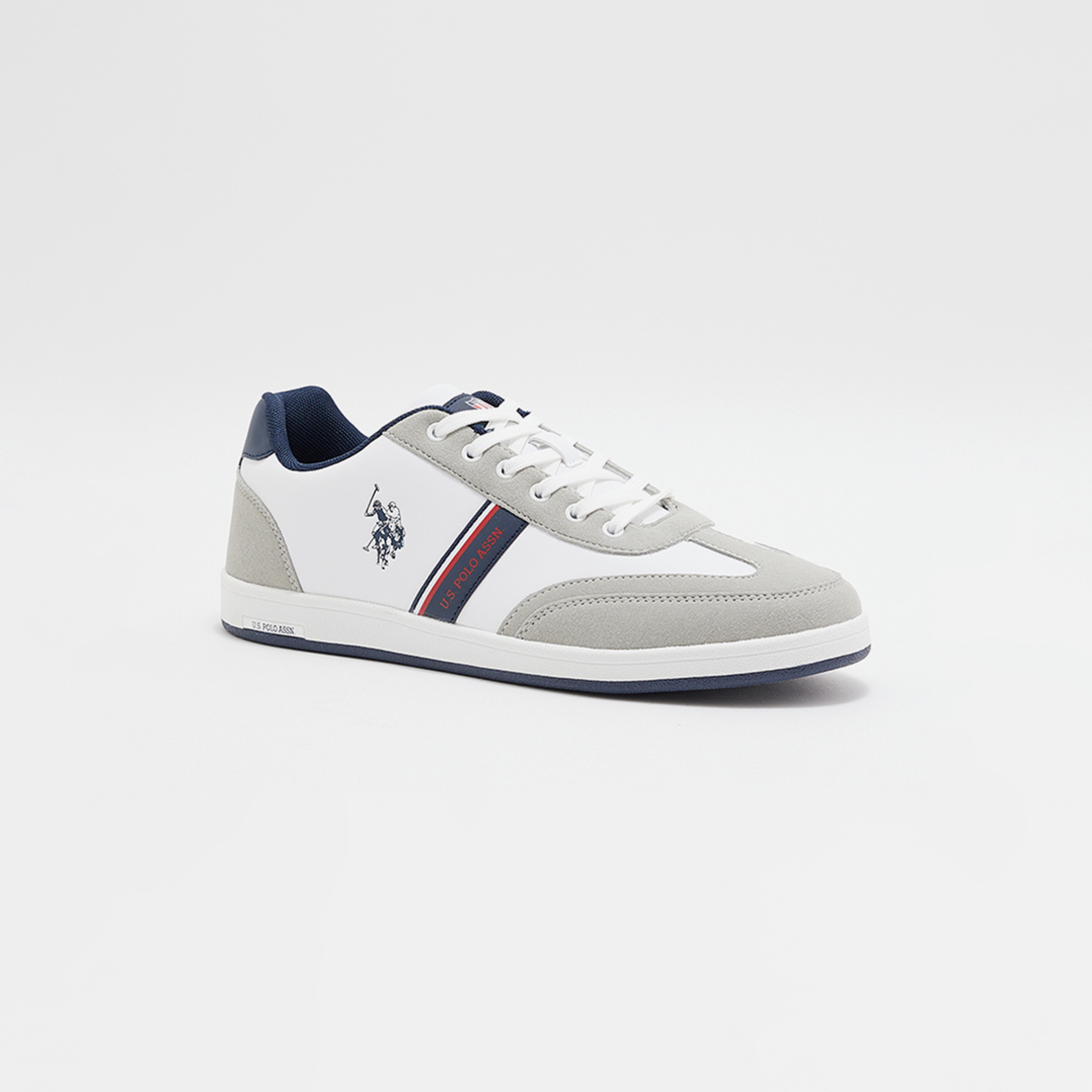 يو اس بولو اسن. حذاء رياضي رجالي برباط علوي منخفض | 3WKARESWT3PRM-men-shoes-sneakers-image-5