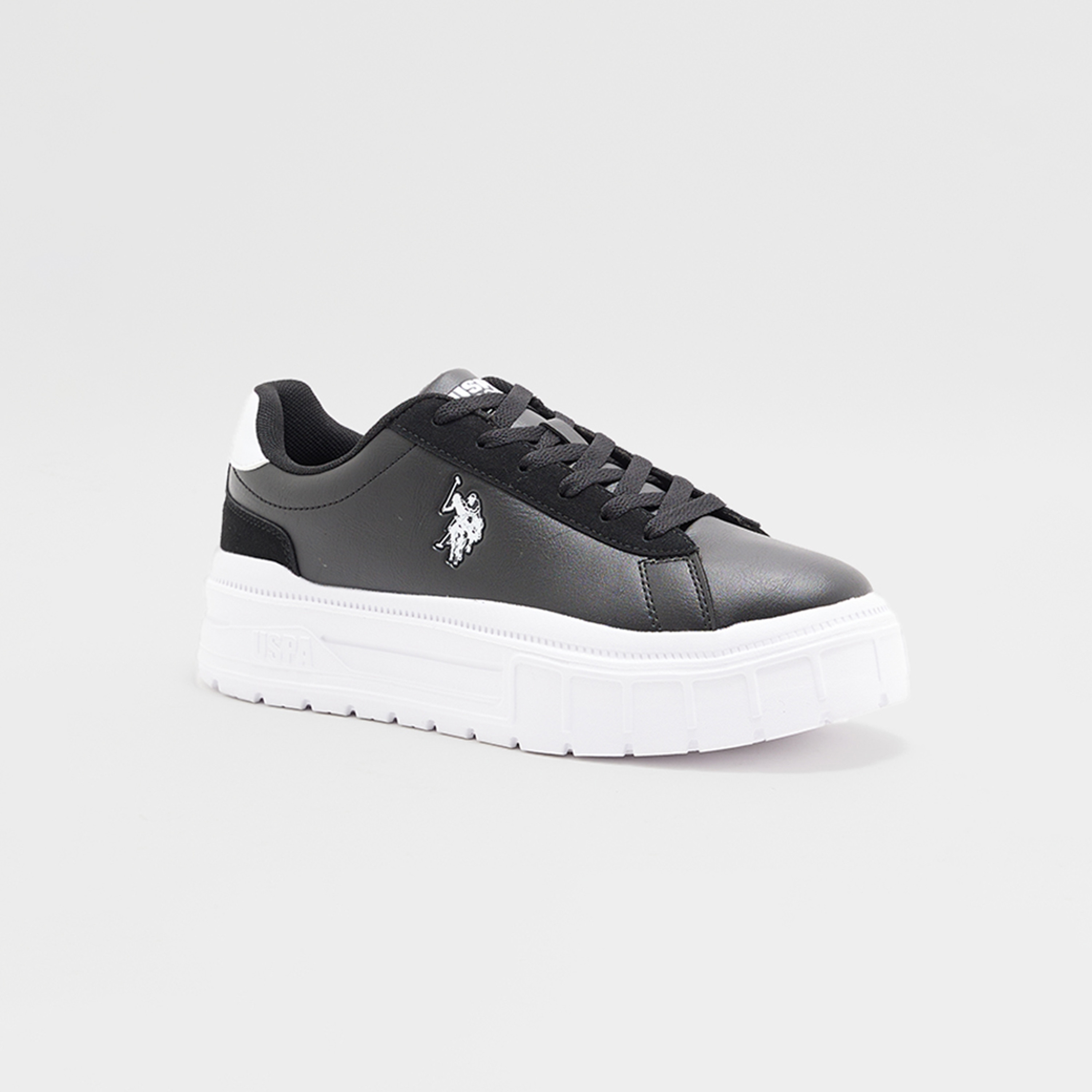 يو اس بولو اسن. حذاء رياضي نسائي برباط علوي منخفض | 3WMEZZO3PR-women-shoes-sneakers-image-5