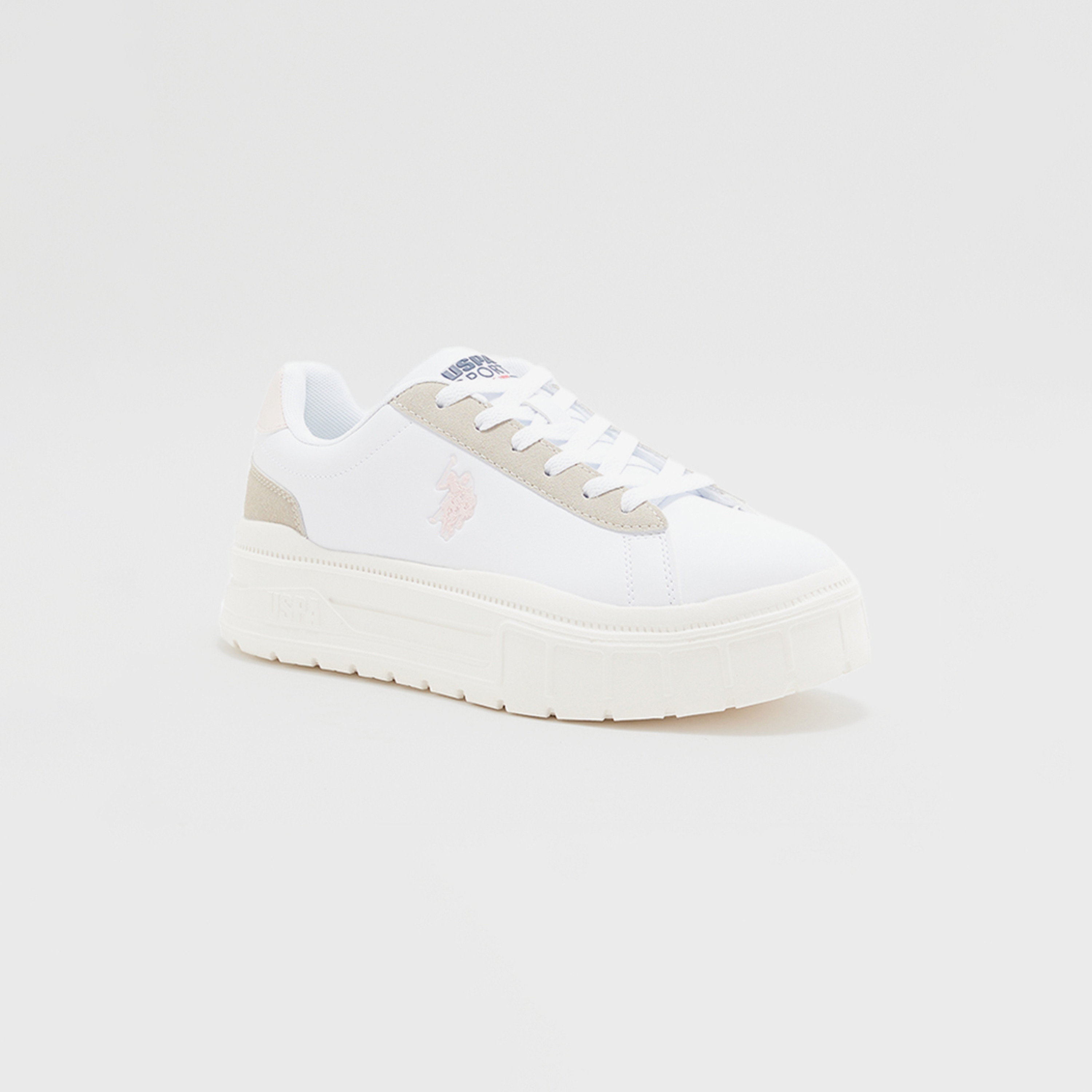 يو اس بولو اسن. حذاء رياضي نسائي برباط علوي منخفض | 3WMEZZO3PR-women-shoes-sneakers-image-1