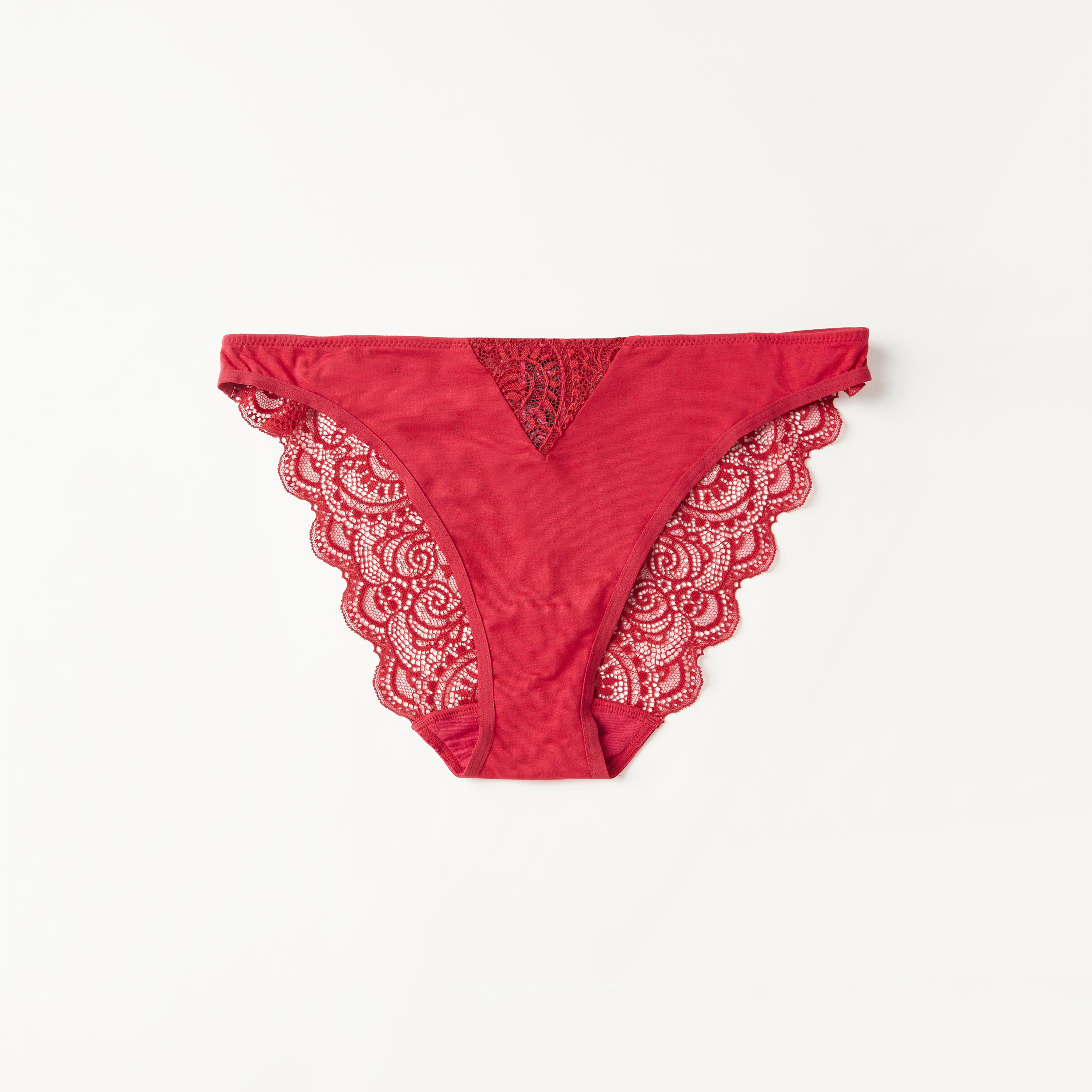 سروال داخلي بدانتيل وخصر مطّاطي من لا سنزا-women-clothing-lingerie-panties-image-5