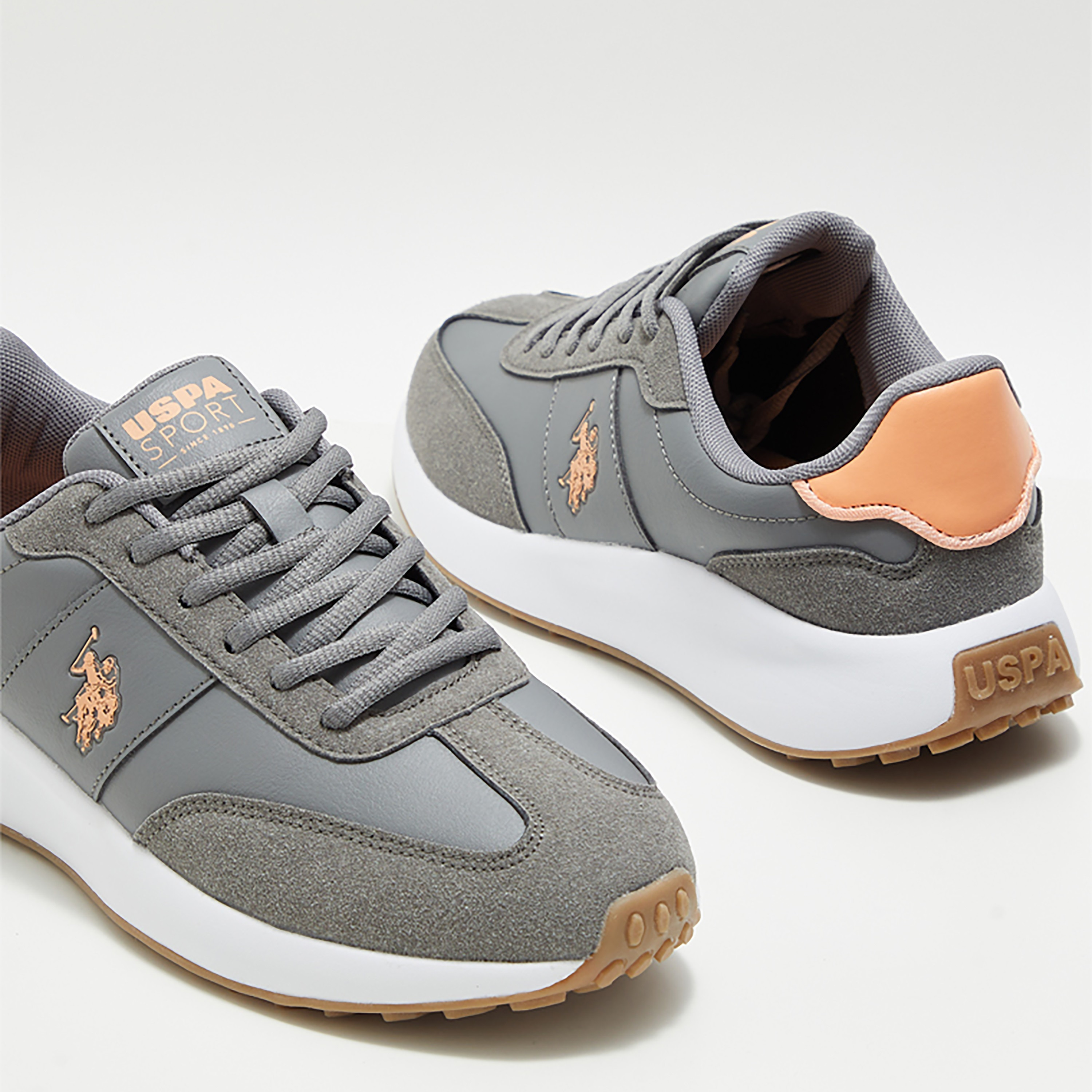 U.S. Polo Assn Women's Low Top Lace-Up Sneakers | 3W Remus 3PR-women-shoes-sneakers-image-4