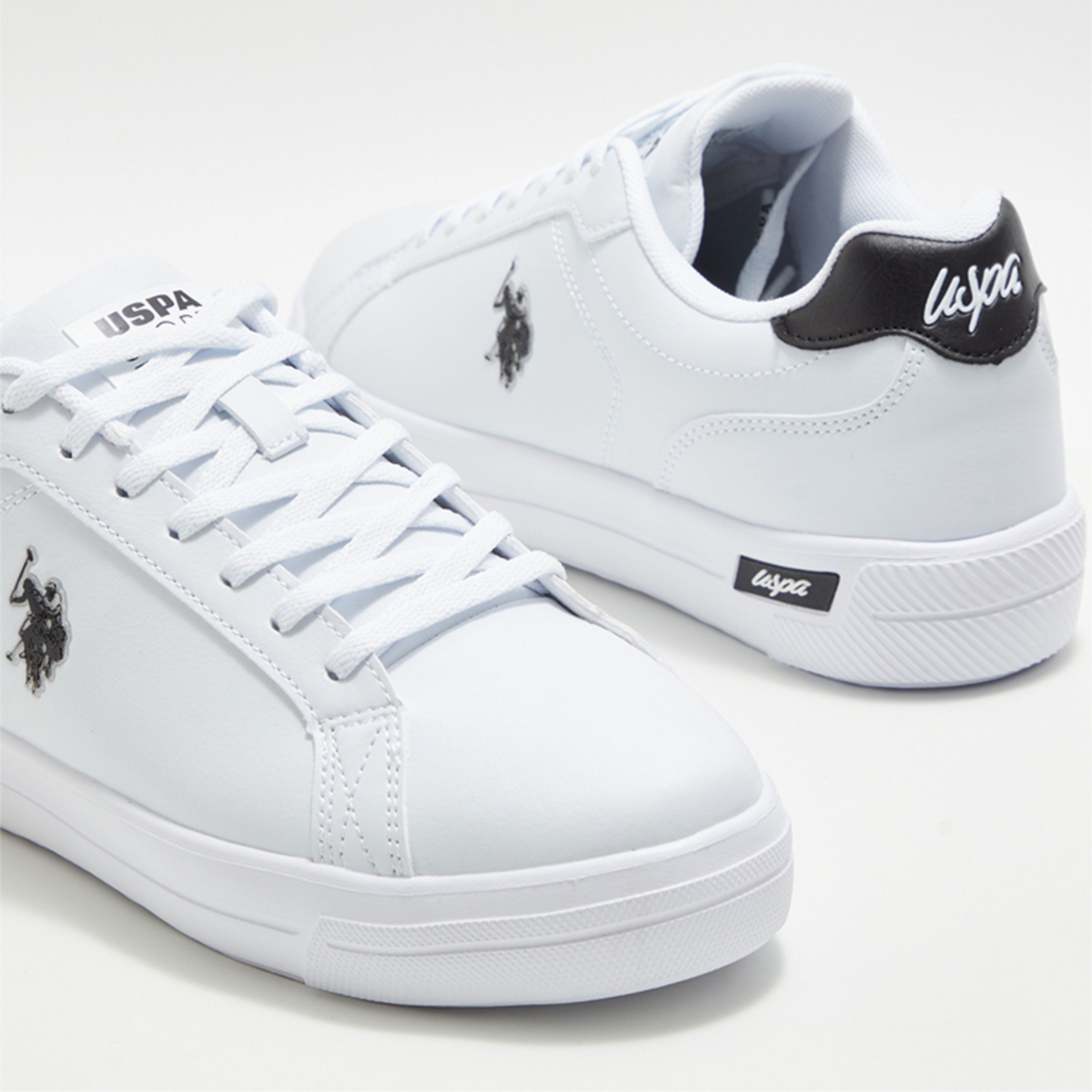 U.S. Polo Assn. Women's Low Top Lace-Up Sneakers | 3WSACHA3PR-women-shoes-sneakers-image-4