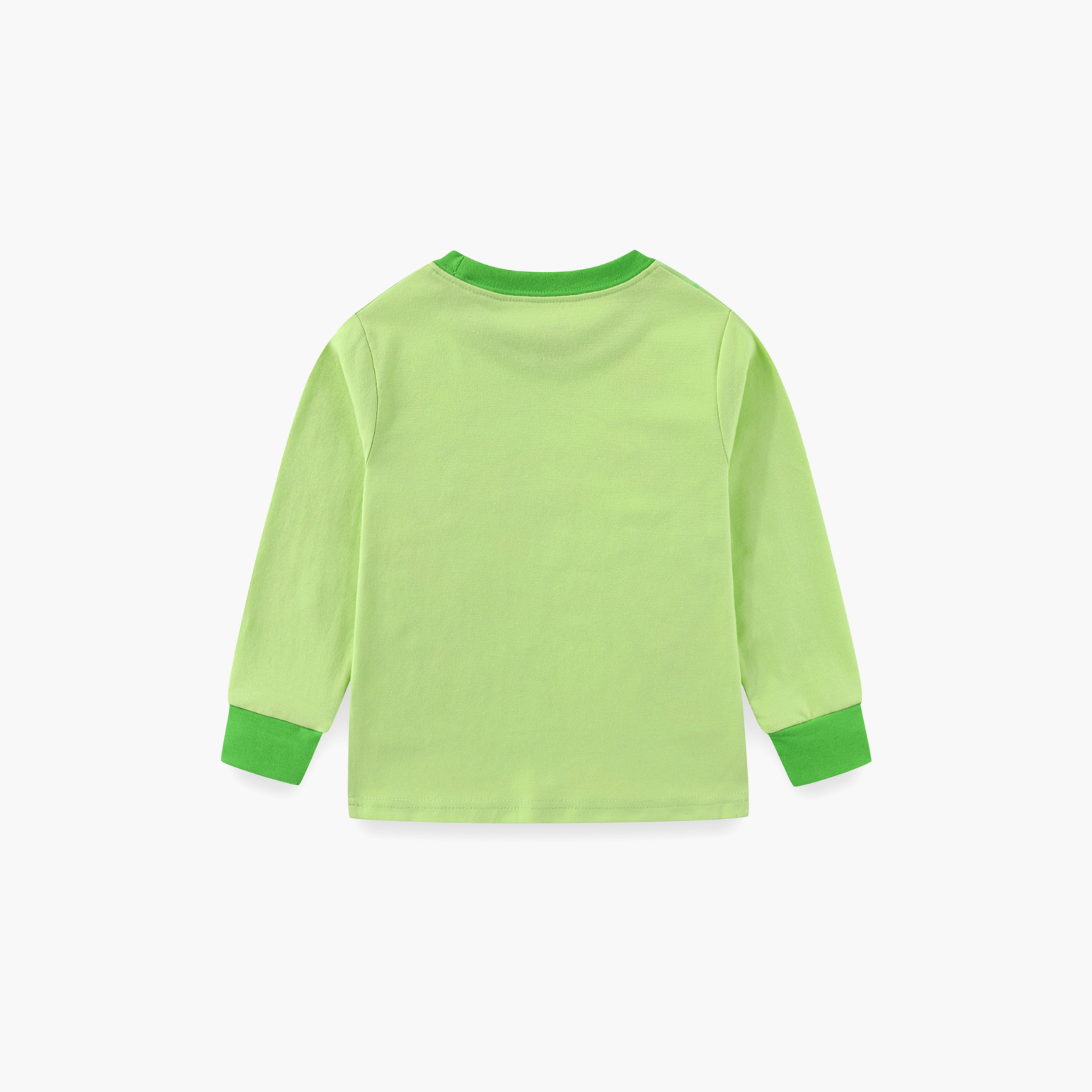 Babyqlo Cotton Dinosaur Printed Long Sleeves Glow T-Shirt & Pyjamas Set-baby-boys-clothing-nightwear-pyjamasets-image-5