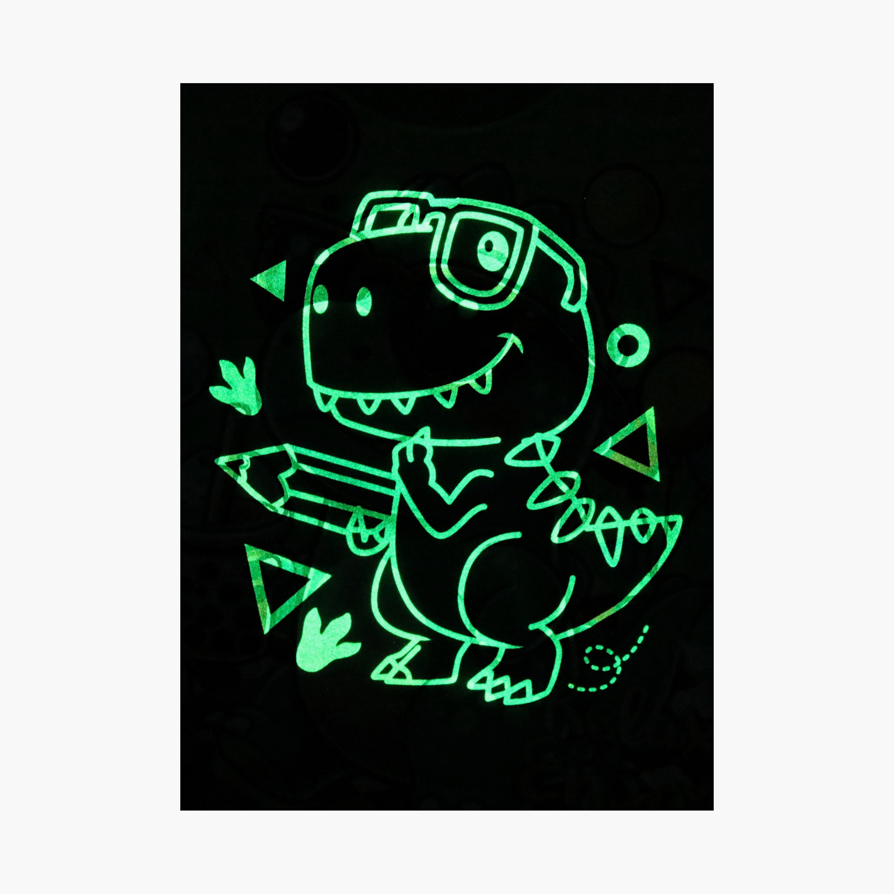 Babyqlo Cotton Dinosaur Printed Long Sleeves Glow T-Shirt & Pyjamas Set-baby-boys-clothing-nightwear-pyjamasets-image-7