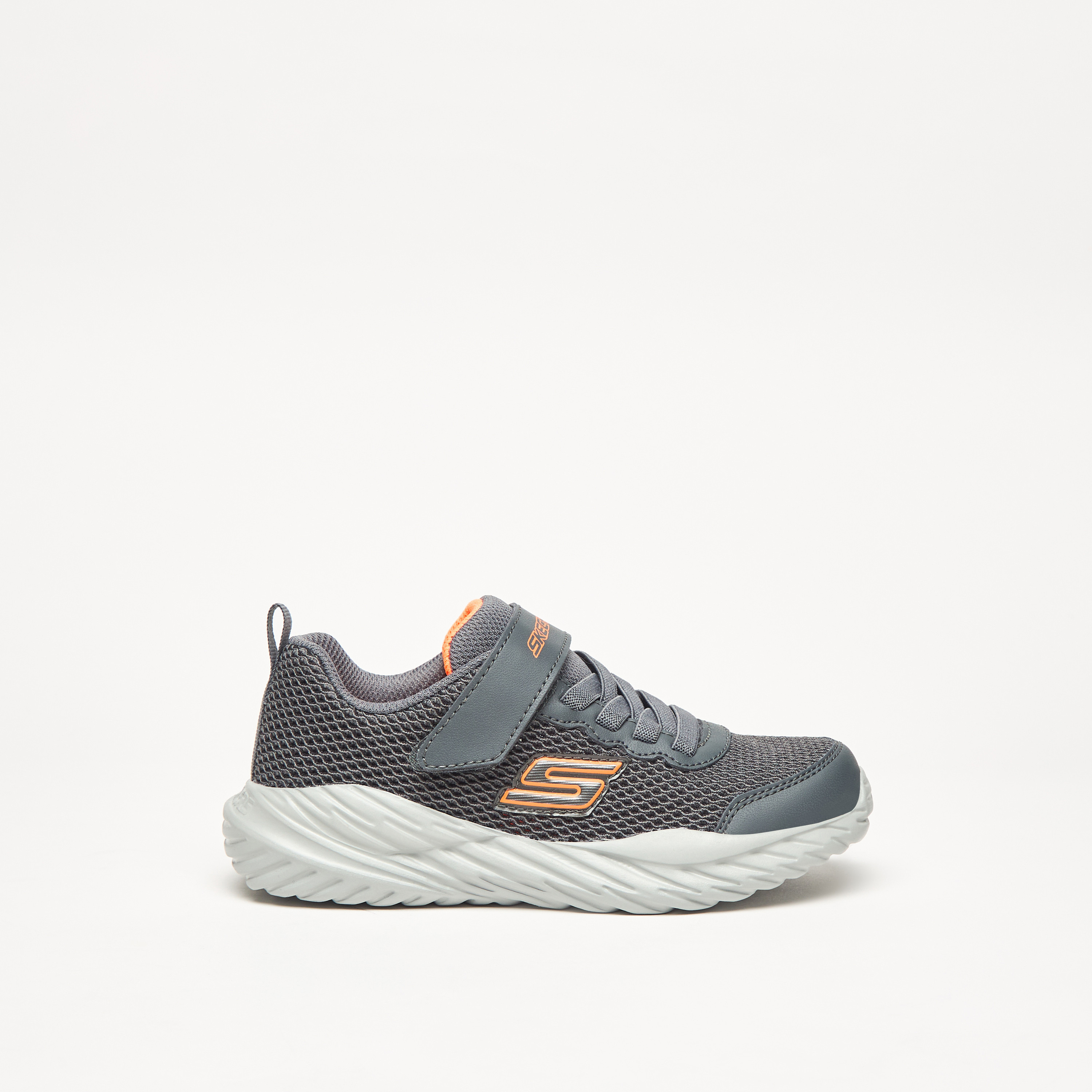 Skechers Nitro Sprint - Krodon Boys Memory Foam Low Ankle Sneakers 400083L-CCOR | OE-sports-boys-shoes-image-4