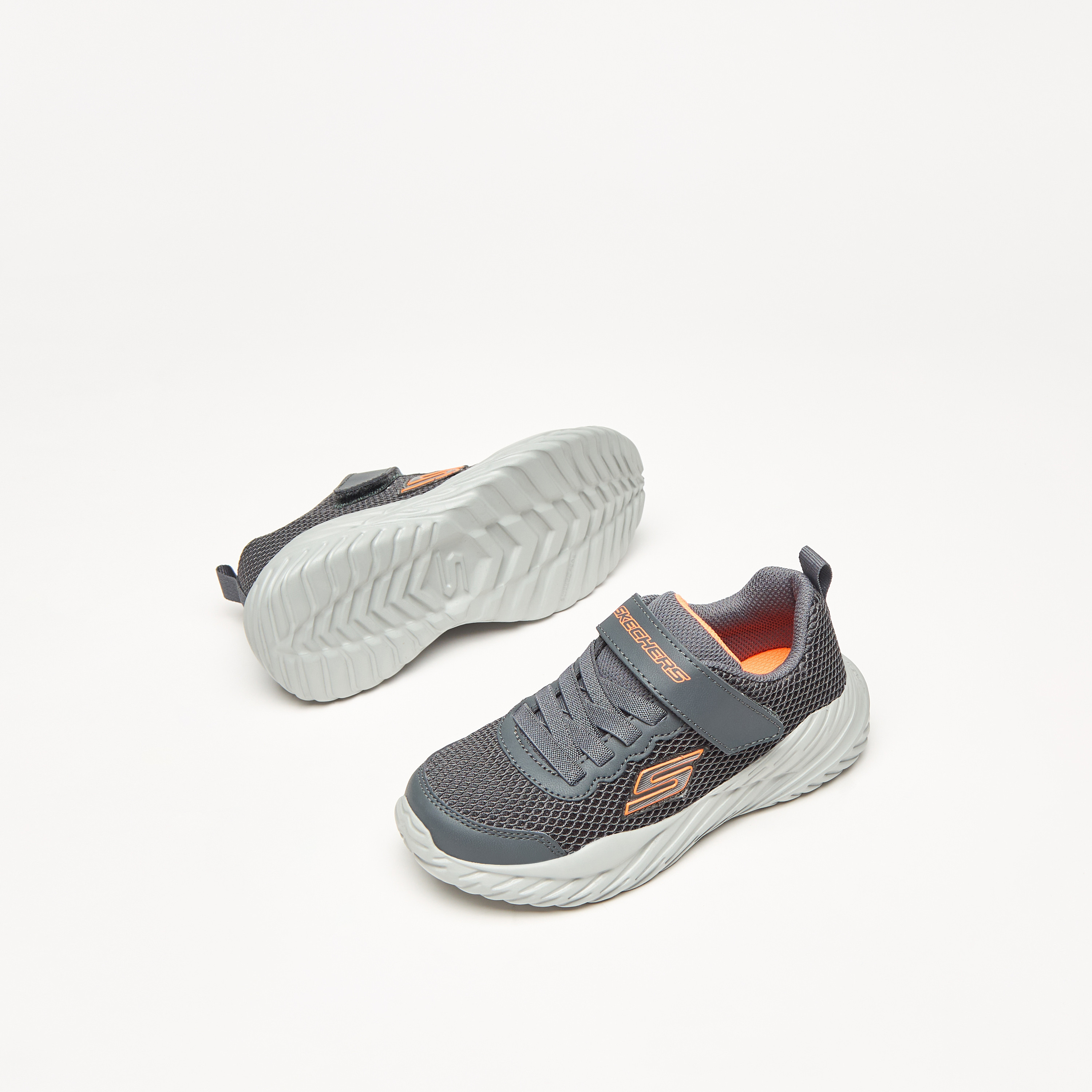 Skechers Nitro Sprint - Krodon Boys Memory Foam Low Ankle Sneakers 400083L-CCOR | OE-sports-boys-shoes-image-6