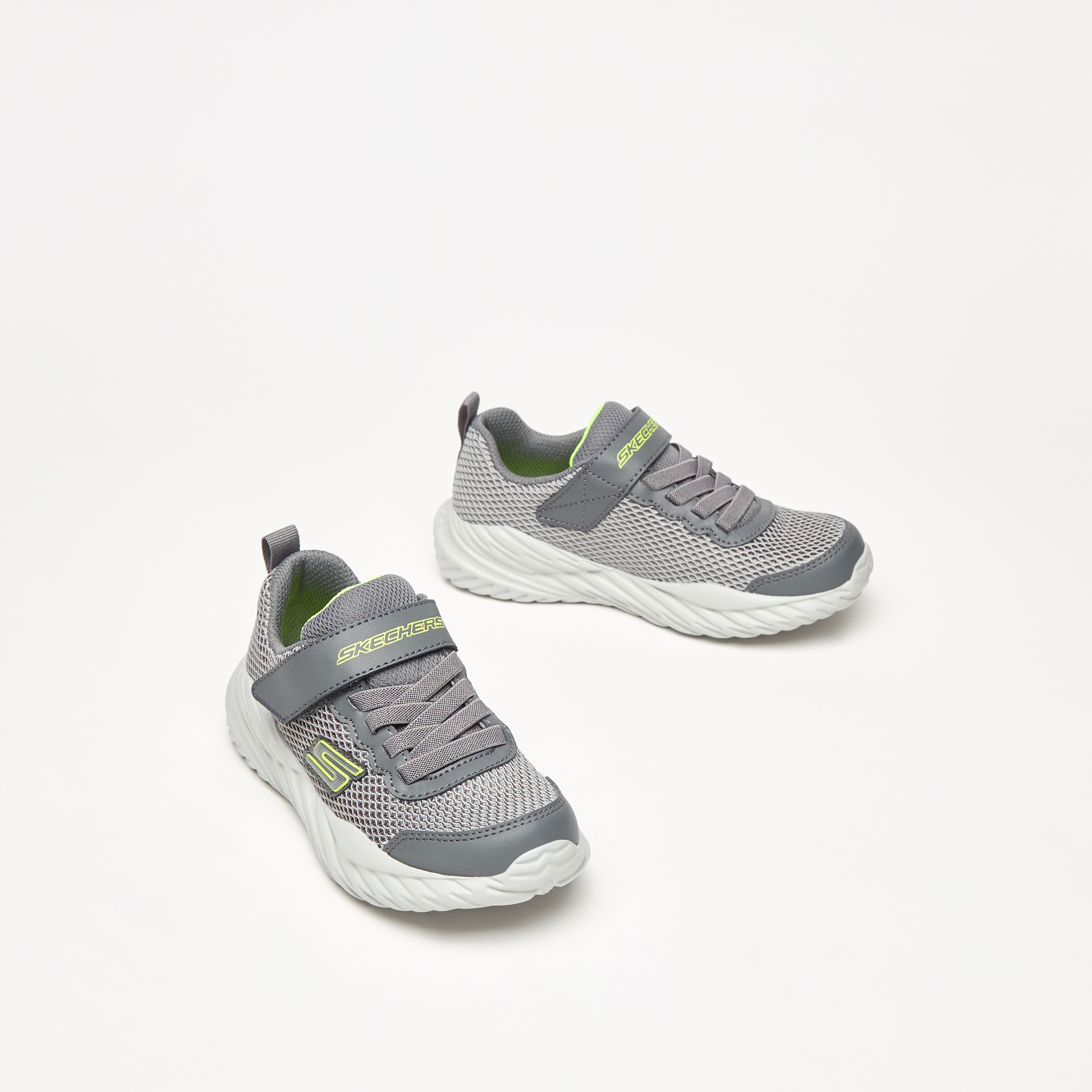 Skechers Nitro Sprint - Krodon Boys Memory Foam Low Ankle Sneakers 400083L-CCOR | OE-sports-boys-shoes-image-9