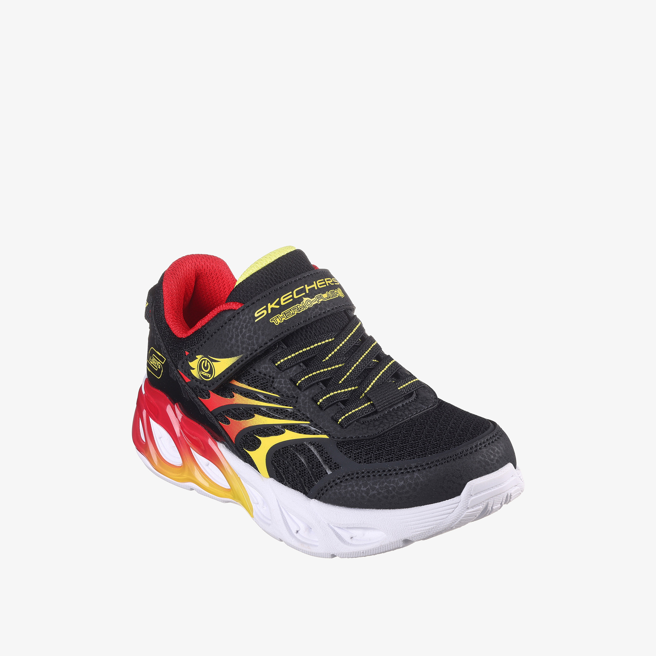 حذاء رياضي ثيرمو فلاش 2.0 مضيء بشريط إغلاق لاصق للأطفال من سكيتشرز-sports-boys-shoes-image-1