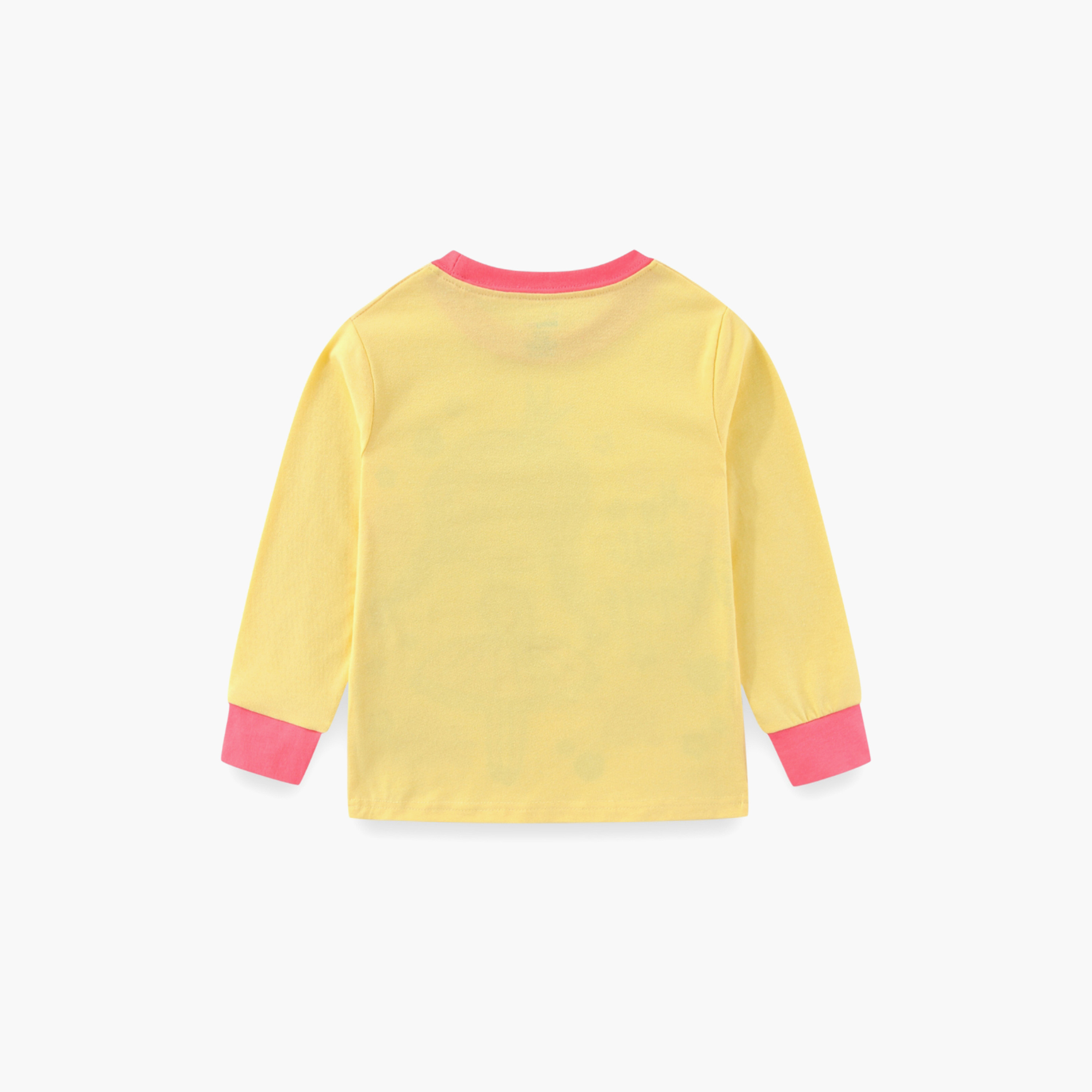Babyqlo Cotton Little Princess Printed Long Sleeves Glow T-Shirt & Pyjamas Set-baby-girls-clothing-nightwear-pyjamasets-image-5