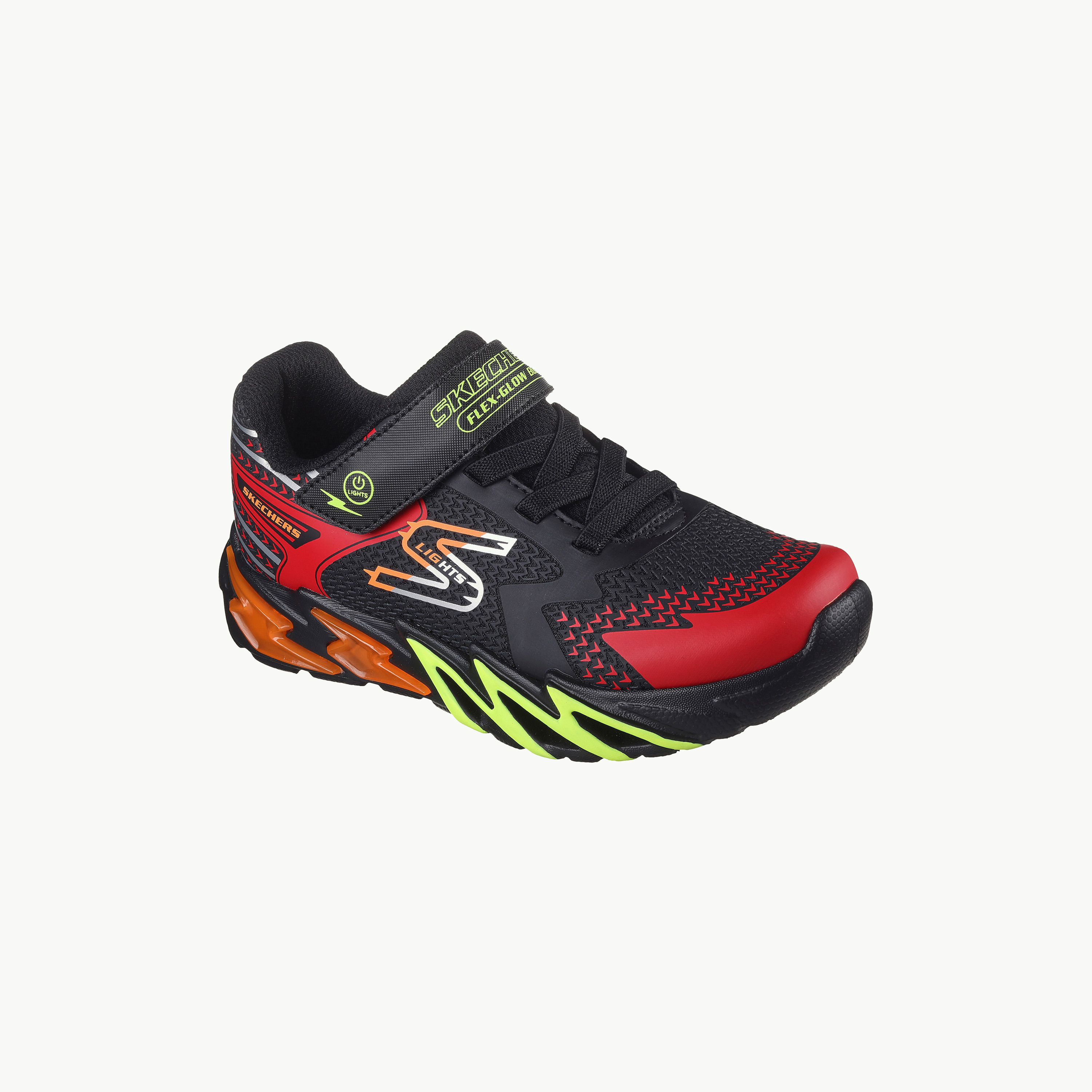 حذاء سنيكرز من سكيتشرز فليكس جلو بولت للأولاد | 400138L-boys-shoes-sneakers-image-1