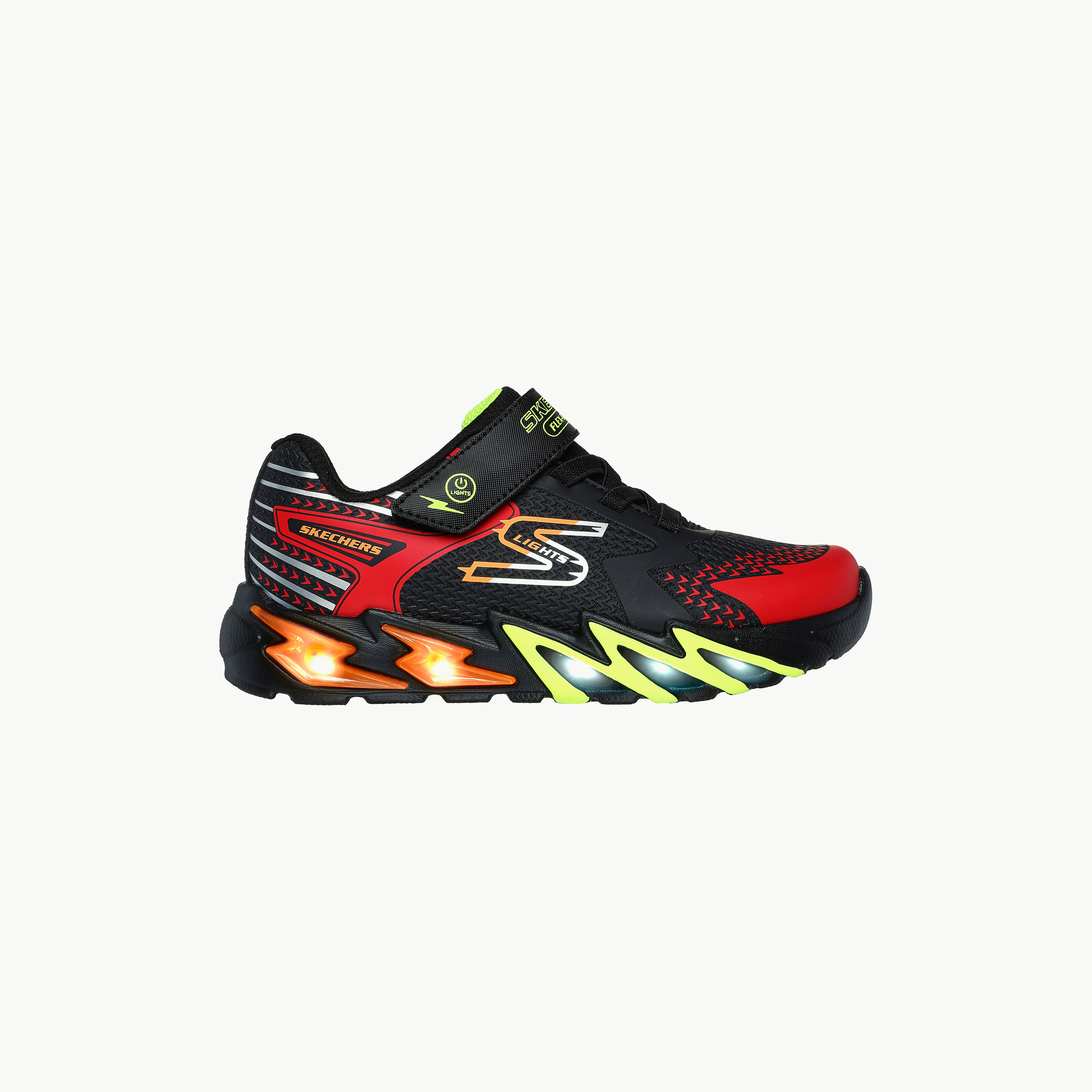 Skechers Flex Glow Bolt Boys Sneakers | 400138L-boys-shoes-sneakers-image-2