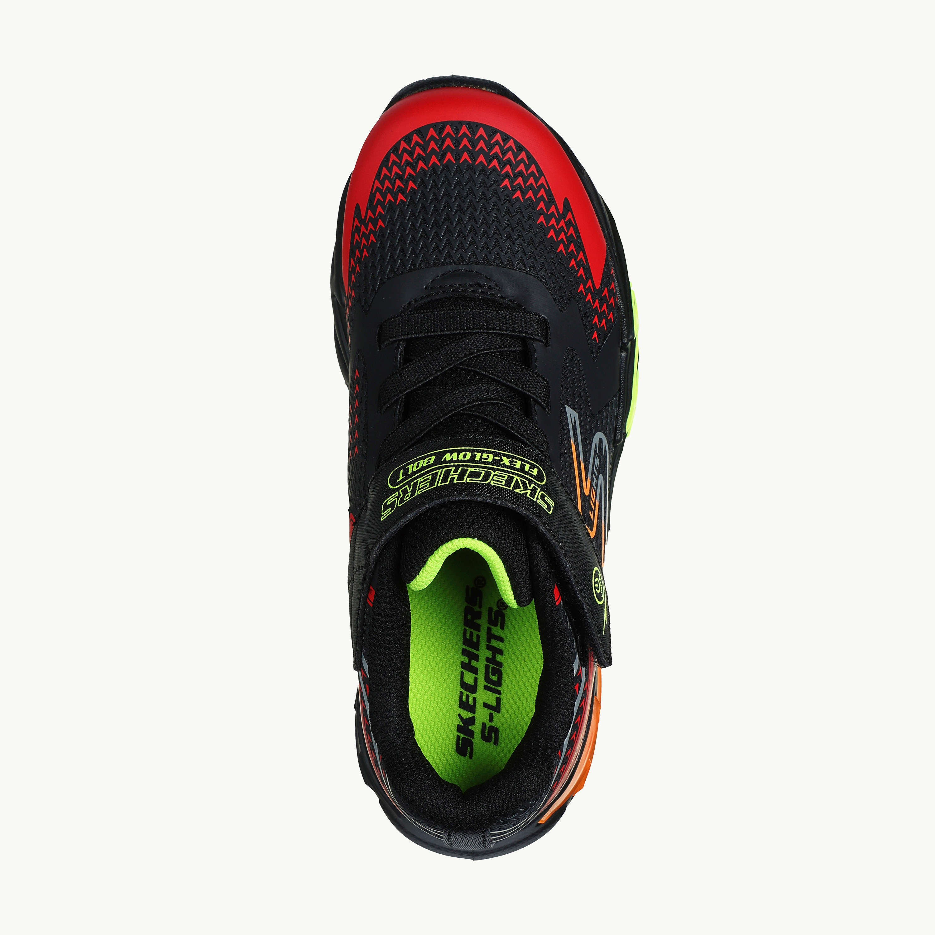 حذاء سنيكرز من سكيتشرز فليكس جلو بولت للأولاد | 400138L-boys-shoes-sneakers-image-4