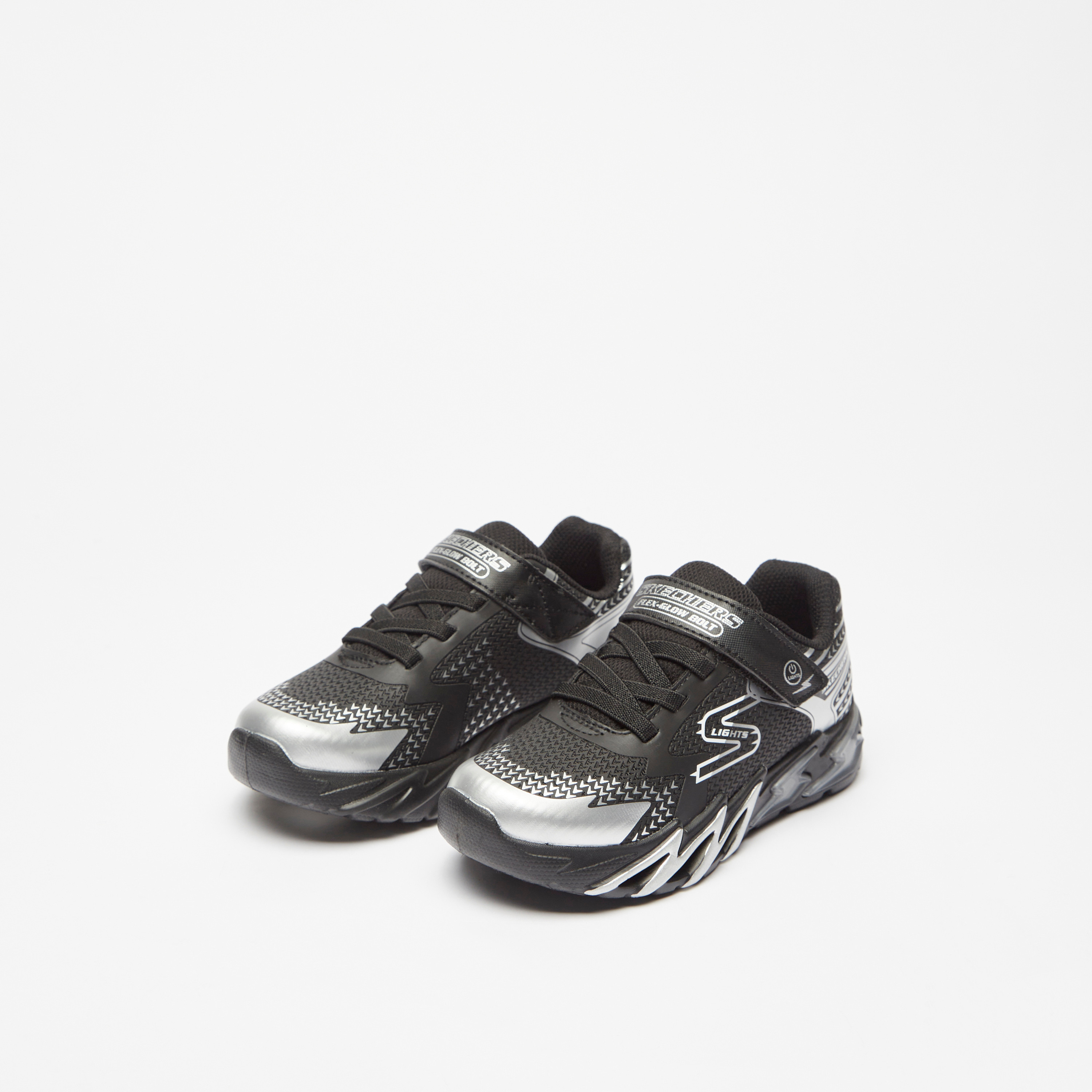 حذاء سنيكرز من سكيتشرز فليكس جلو بولت للأولاد | 400138L-boys-shoes-sneakers-image-7