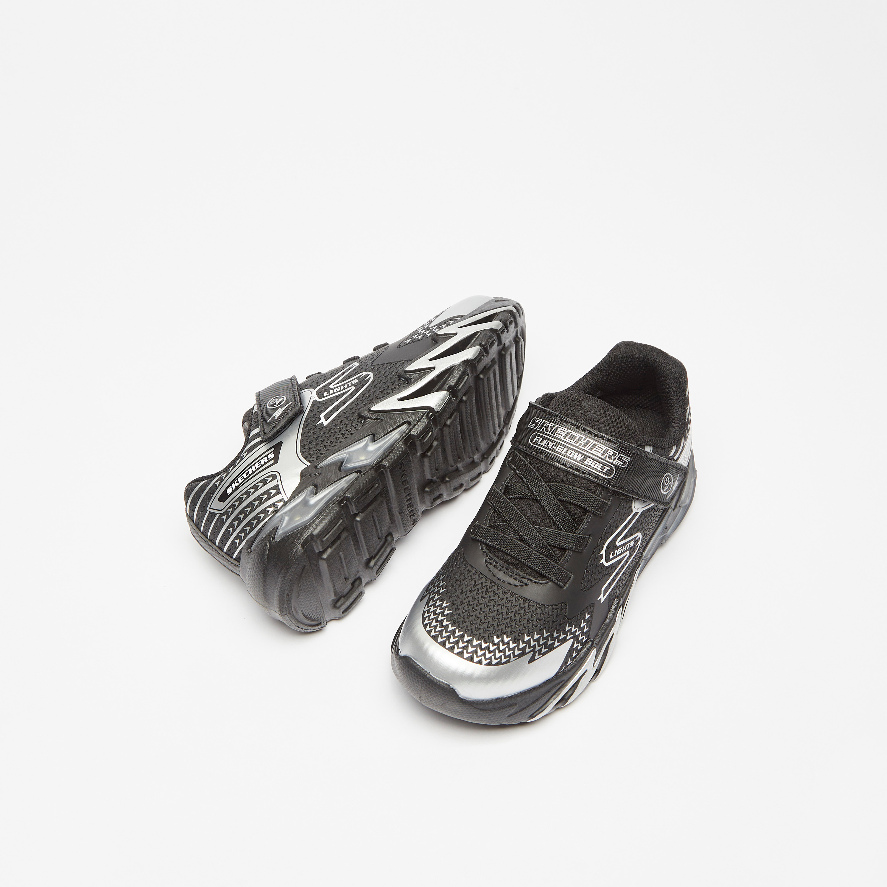 حذاء سنيكرز من سكيتشرز فليكس جلو بولت للأولاد | 400138L-boys-shoes-sneakers-image-10