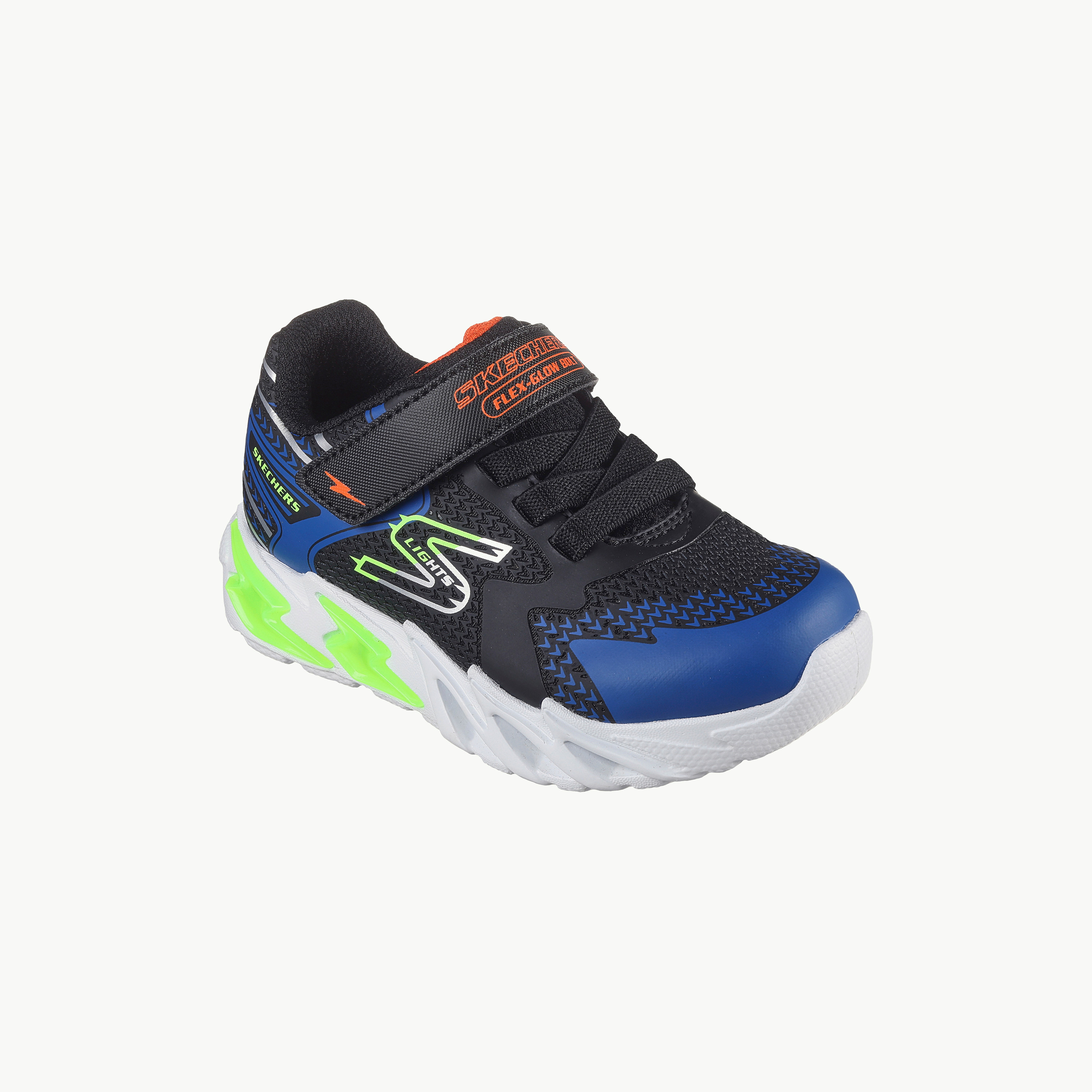 Skechers Flex Glow Bolt Baby Sneakers | 400138N-sports-boys-shoes-image-1