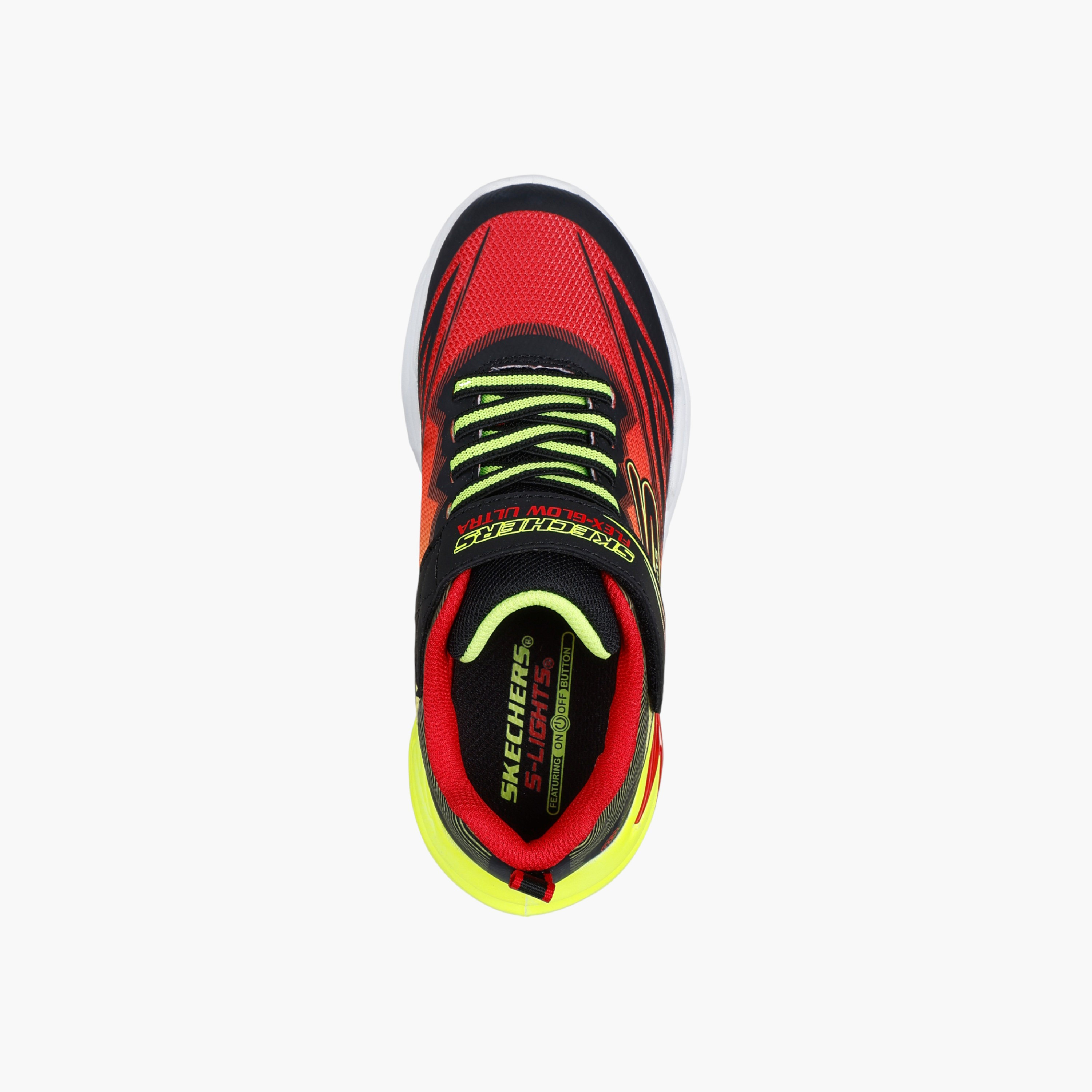 Skechers Boys FLEXGLOW ULTRA Hook & Loop Light-Up Ankle Sneakers-boys-shoes-sneakers-image-3