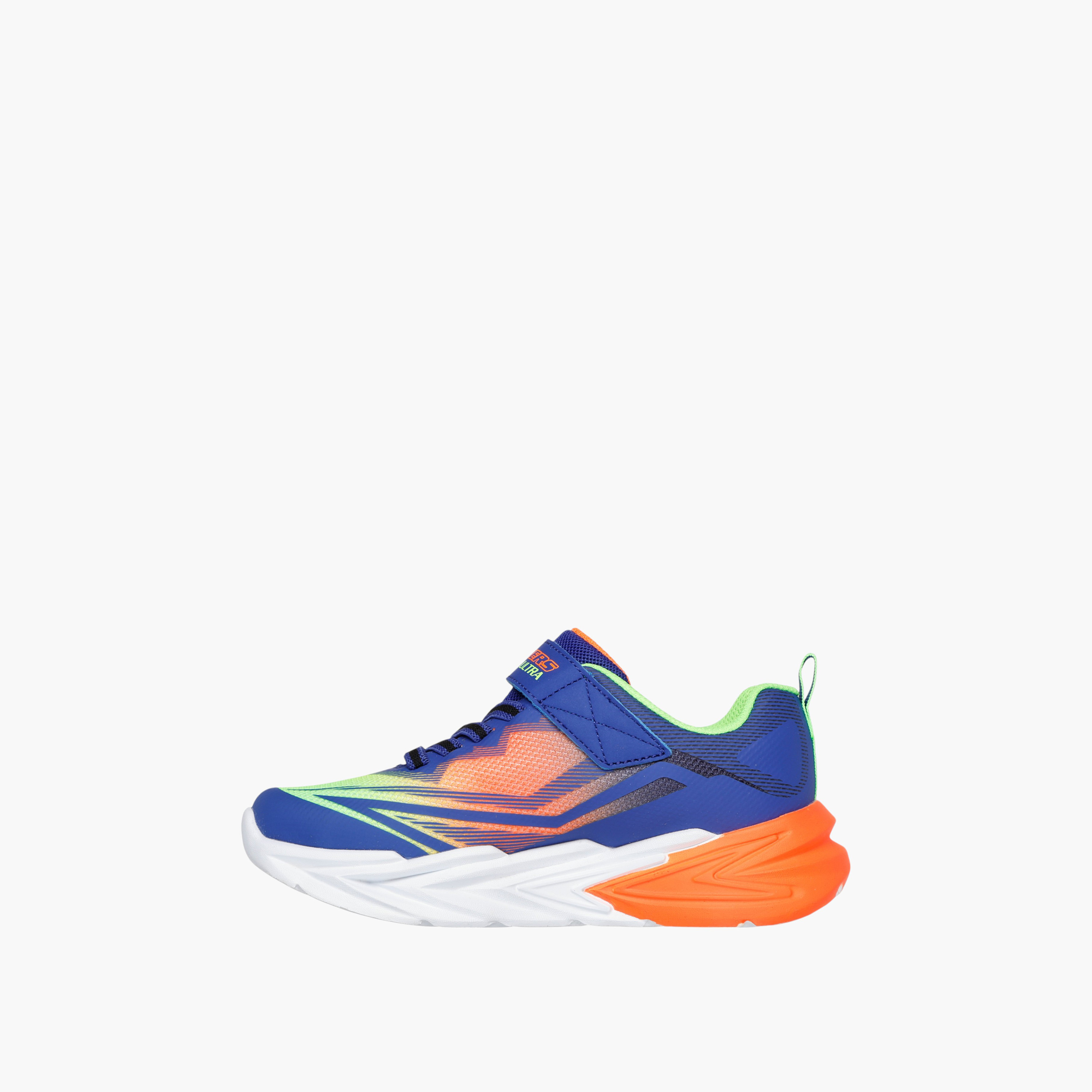 Skechers Boys Flexglow Ultra Hook & Loop Cushioned Sole Trainer Shoes-boys-shoes-sneakers-image-5