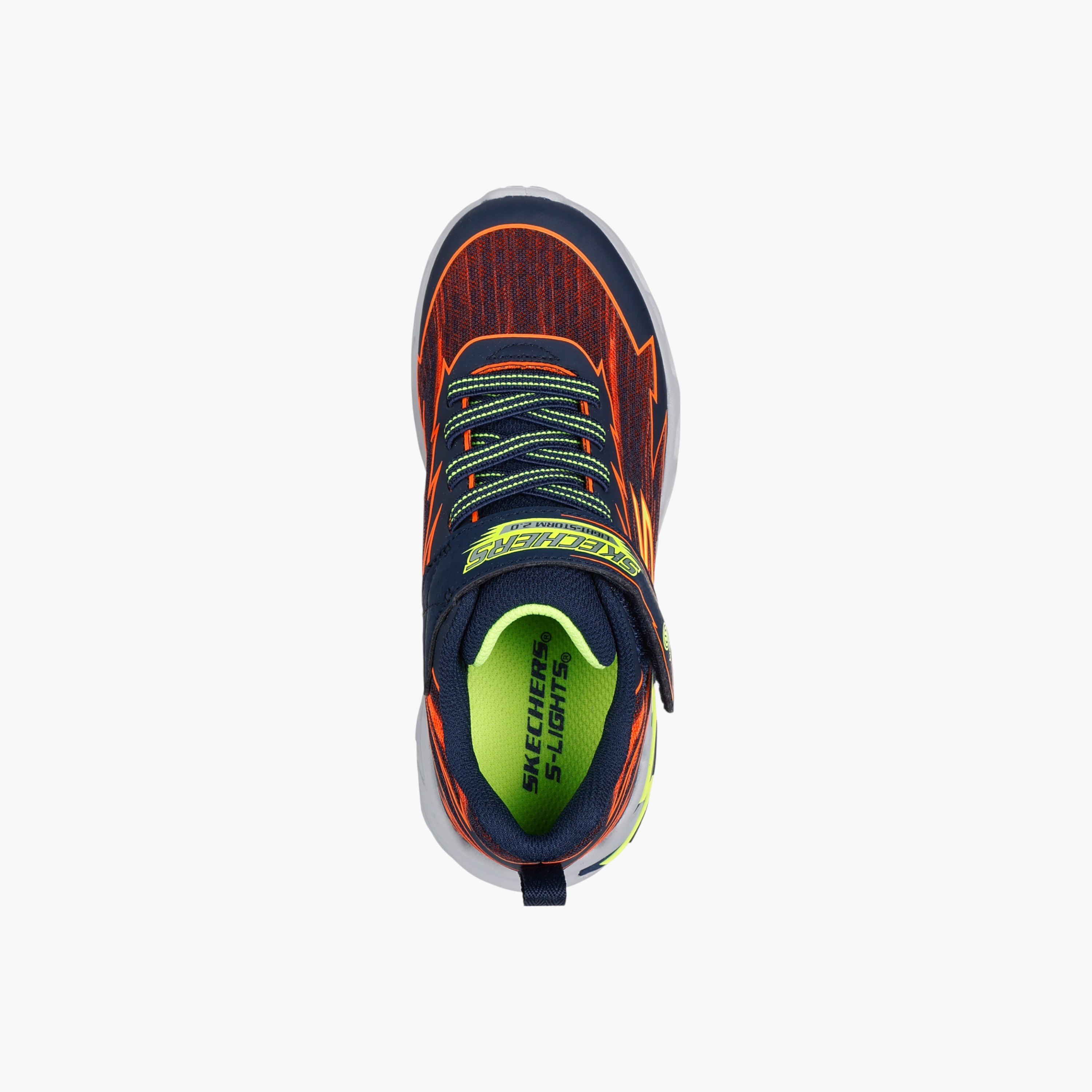 Skechers Boys LIGHT STORM 2.0 Hook & Loop Cushioned Sole Light-Up Sports Shoes-boys-shoes-sneakers-image-3