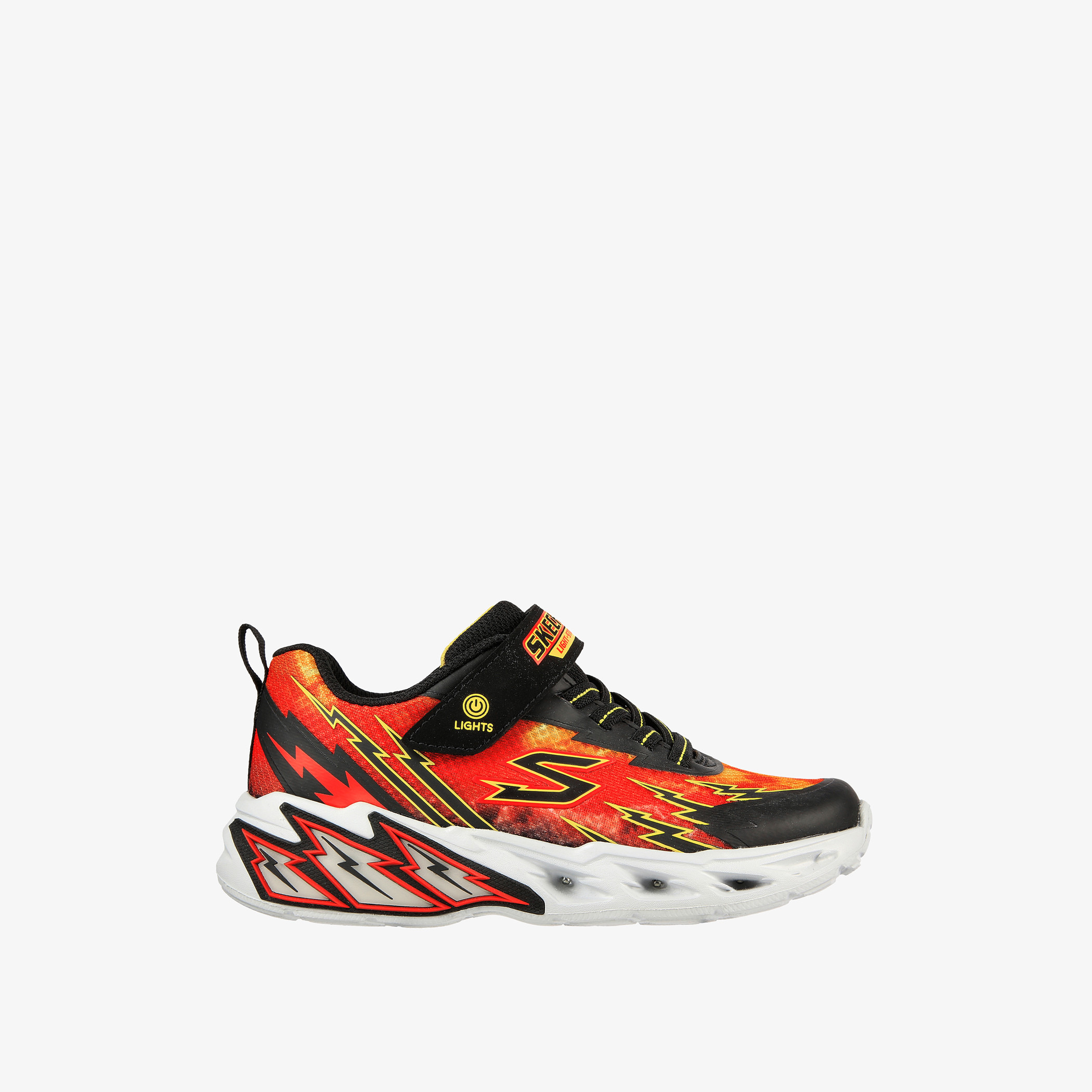حذاء رياضي بنعل مبطّن وشريط إغلاق وإضاءة وطبعات للأطفال من سكتشرز-sports-boys-shoes-image-5