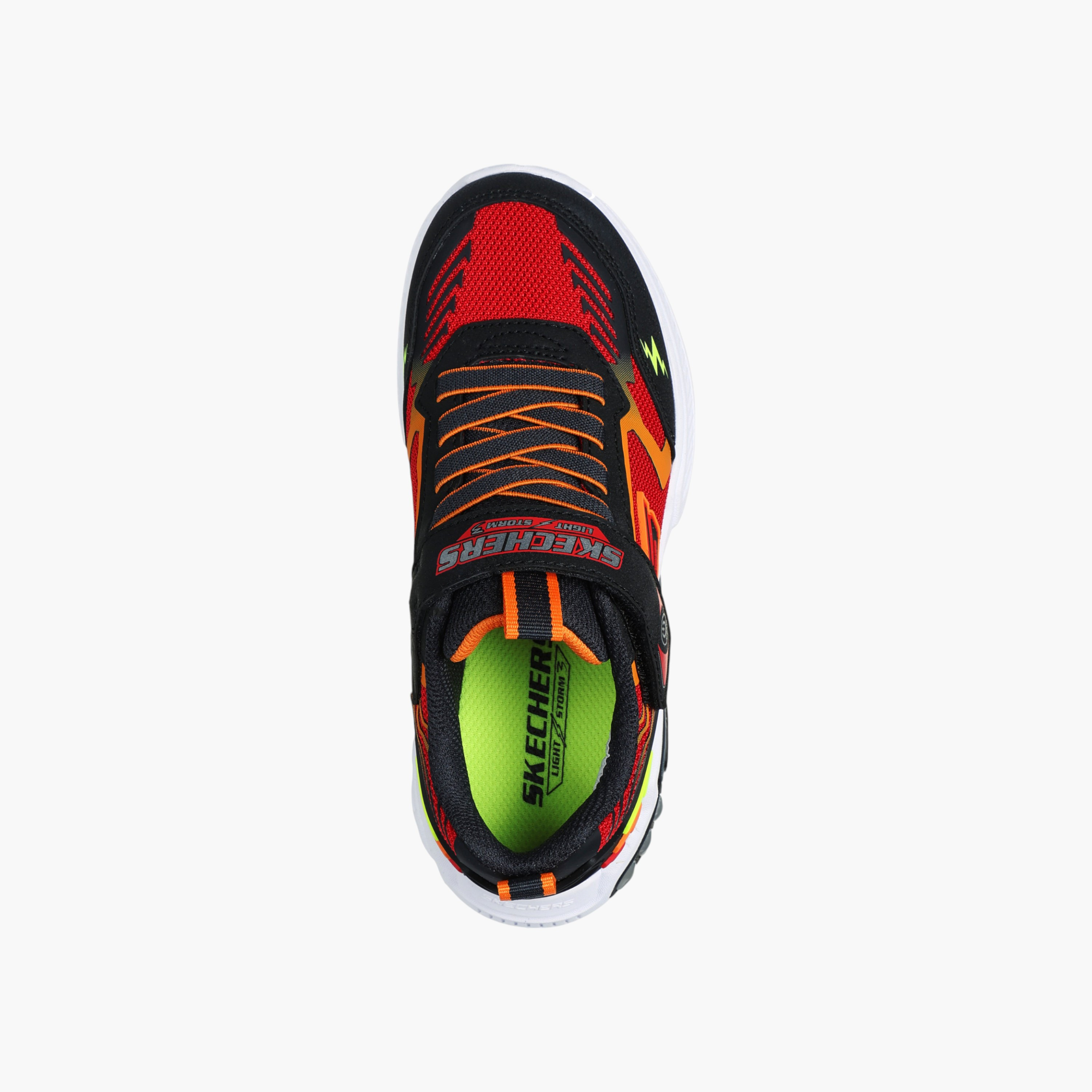 Skechers Boys Light Storm 3 Light Up Hook & Loop Lightweight Walking Shoes-boys-shoes-sneakers-image-3