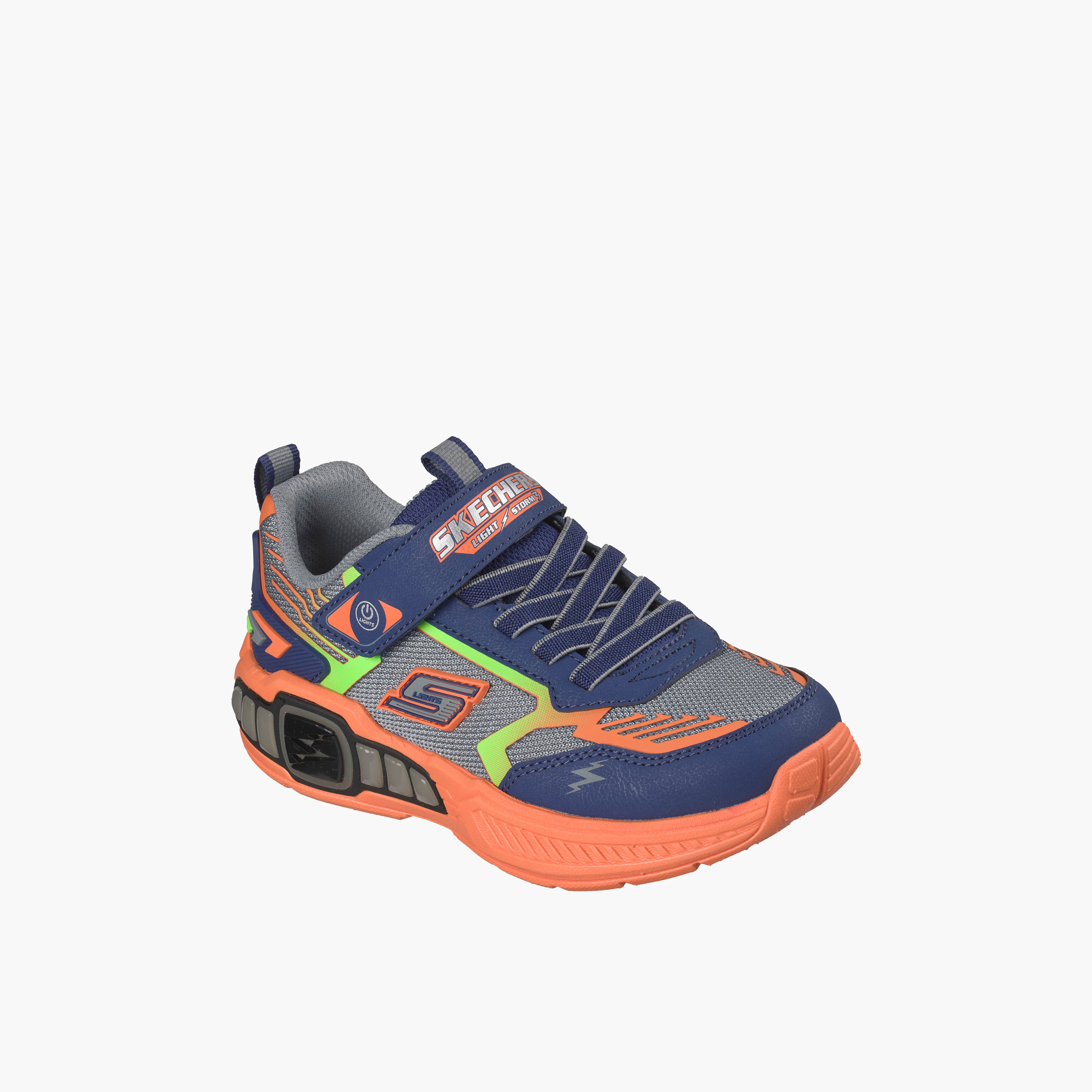 Skechers Boys LIGHT STORM 3 Hook & Loop Ankle Sneakers-boys-shoes-sneakers-image-1